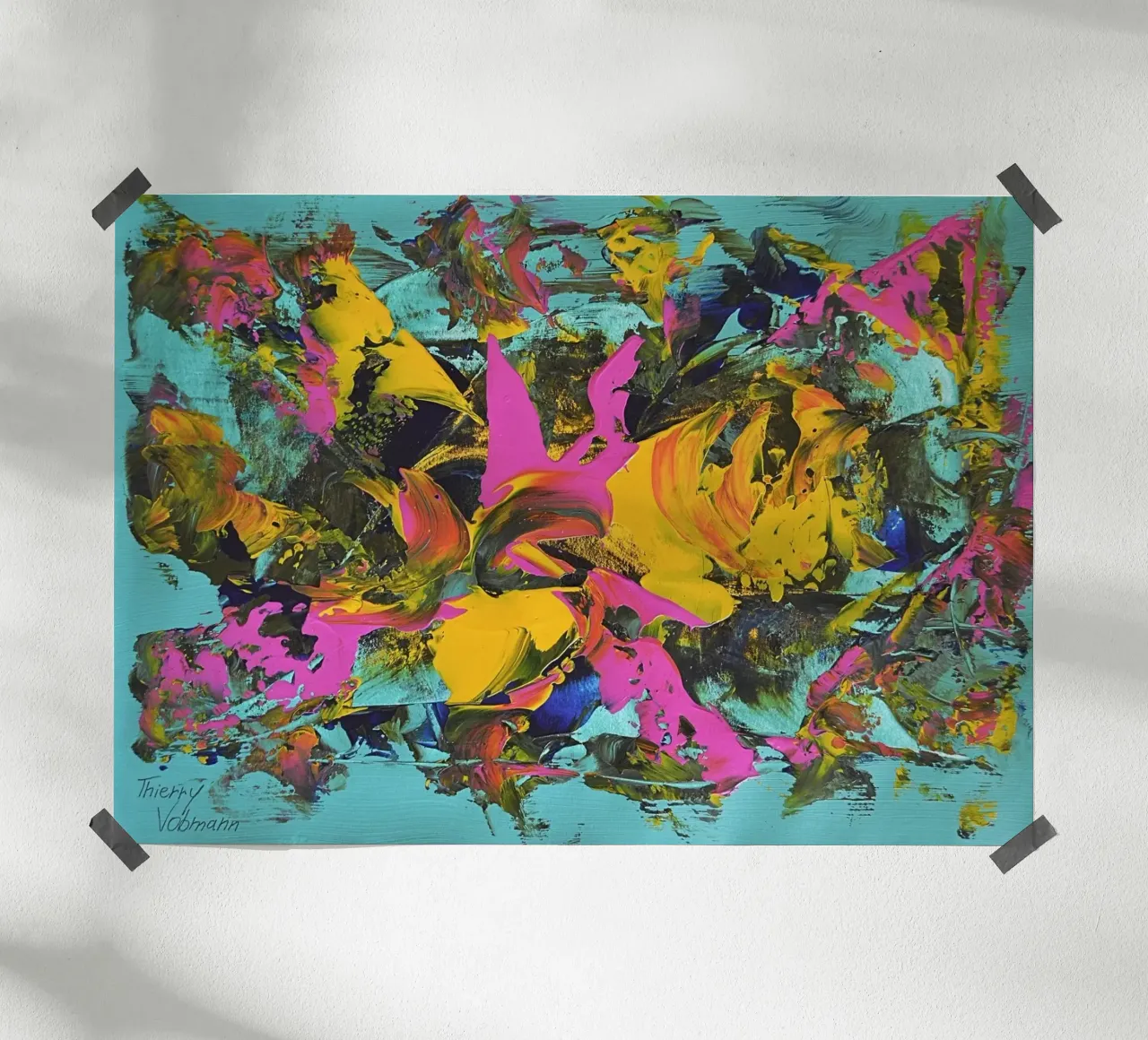IDEAL GIFT 29 poster by Thierry Vobmann Abstract painting