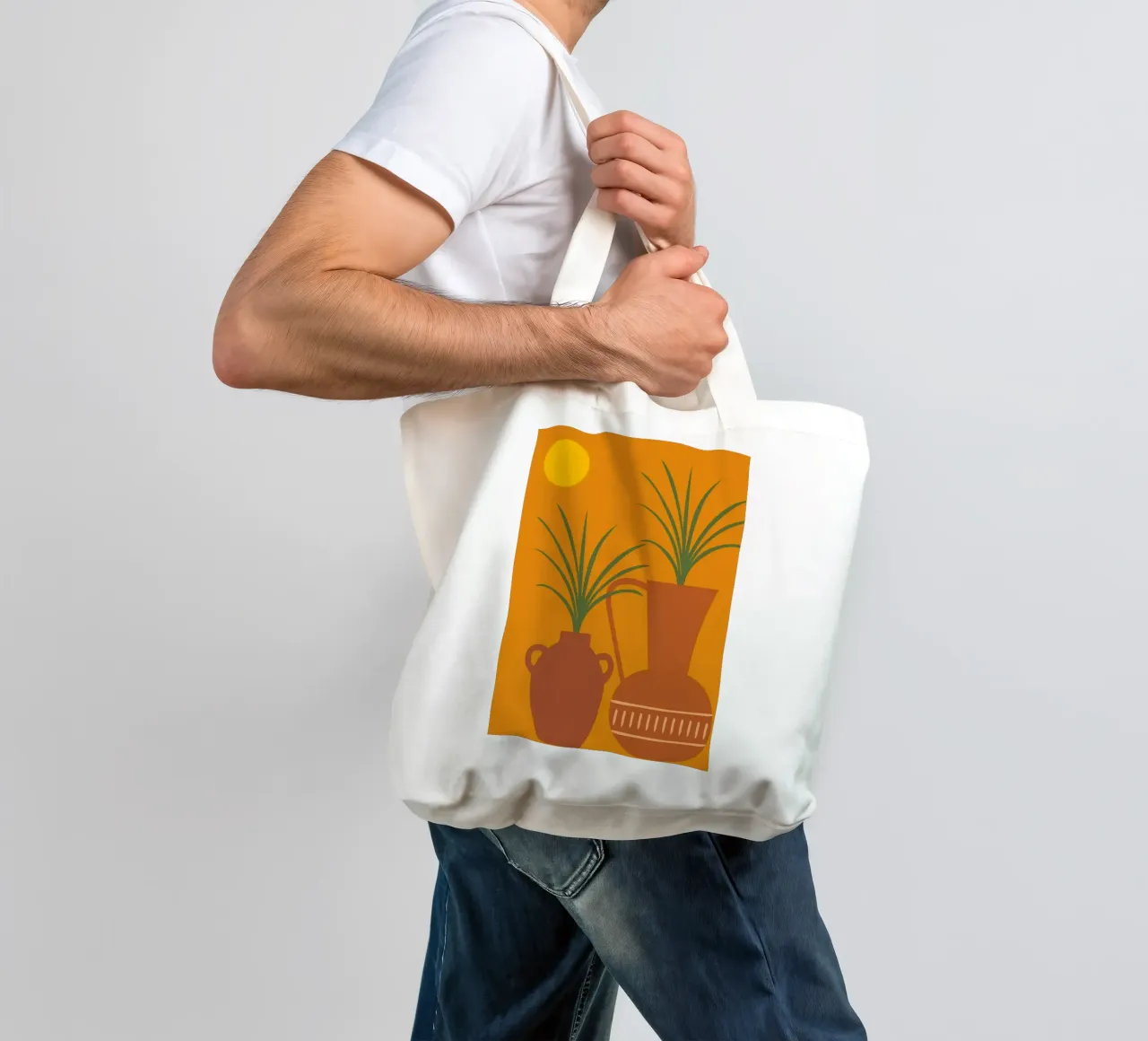 Desert Day 2 borsa in juta da Mounias Design