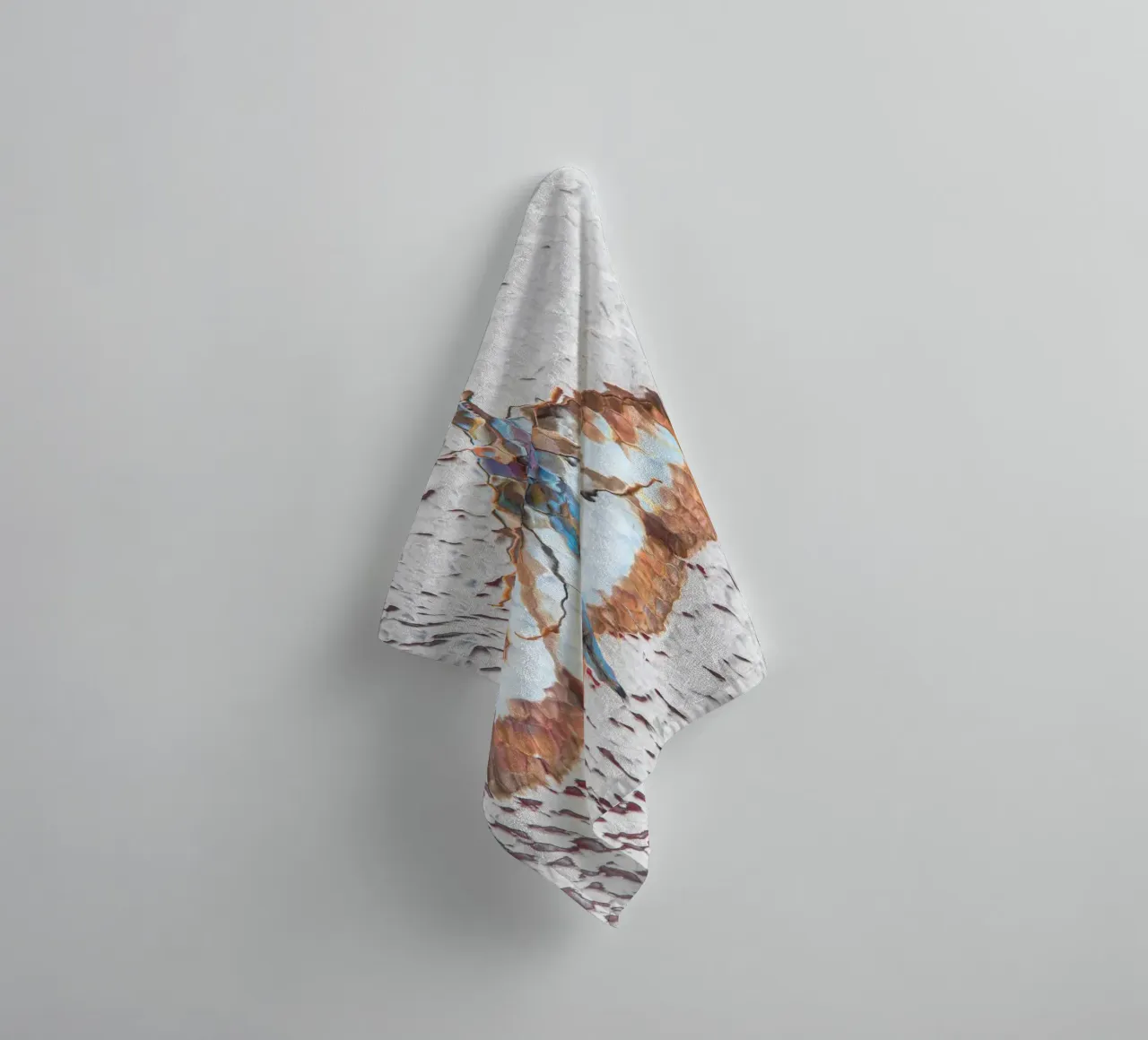 Moth towel by Dave Hare Photography