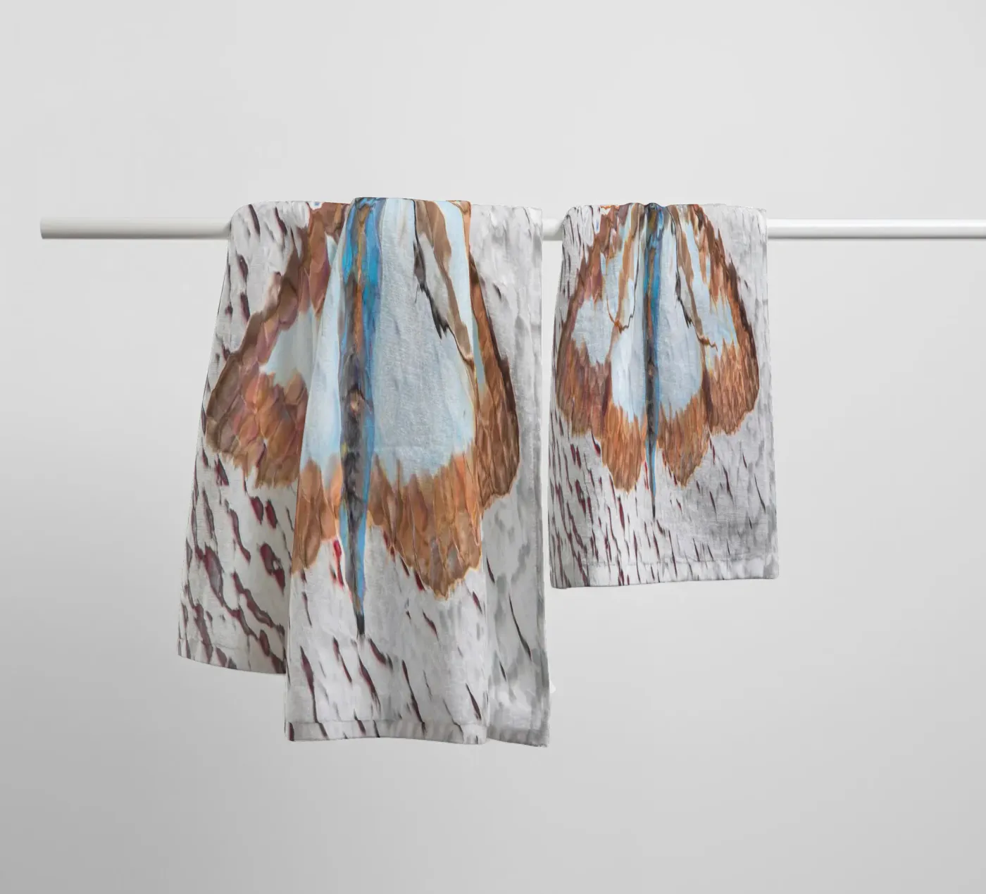 Moth towel by Dave Hare Photography
