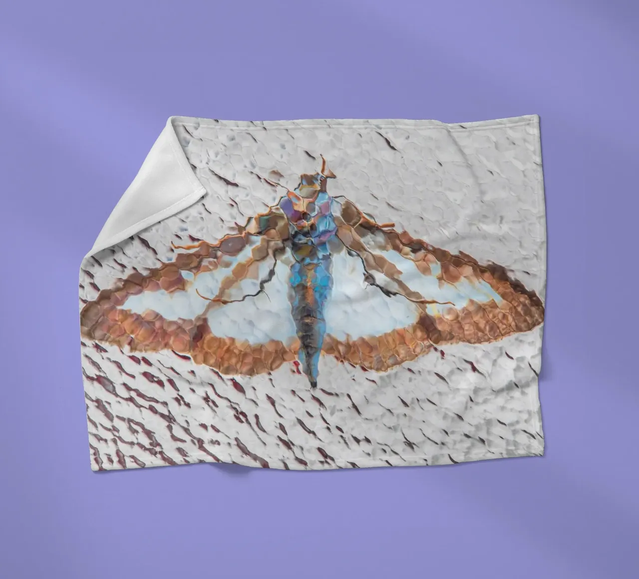 Moth fleecedeken van Dave Hare Photography