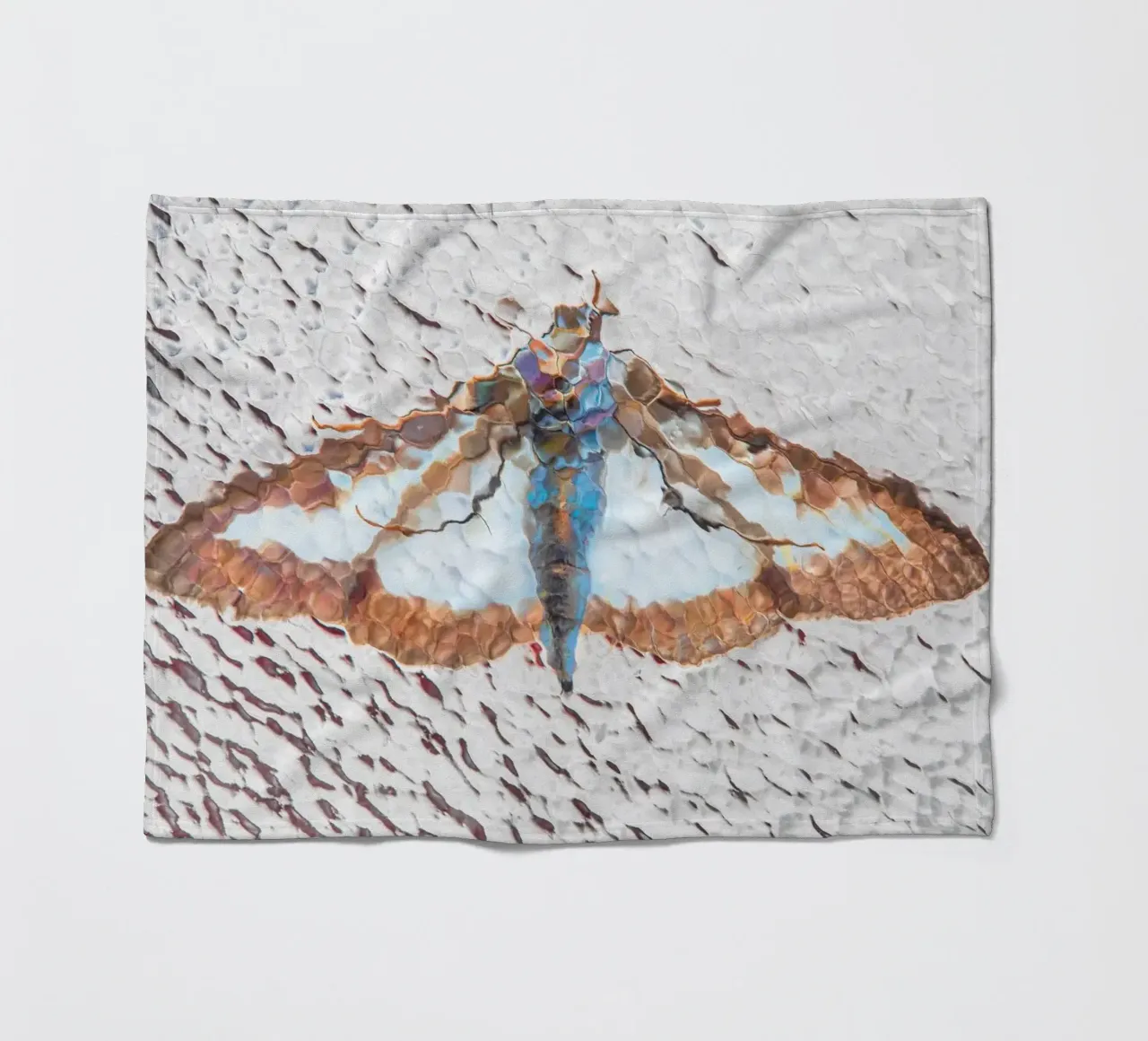 Moth fleecedeken van Dave Hare Photography