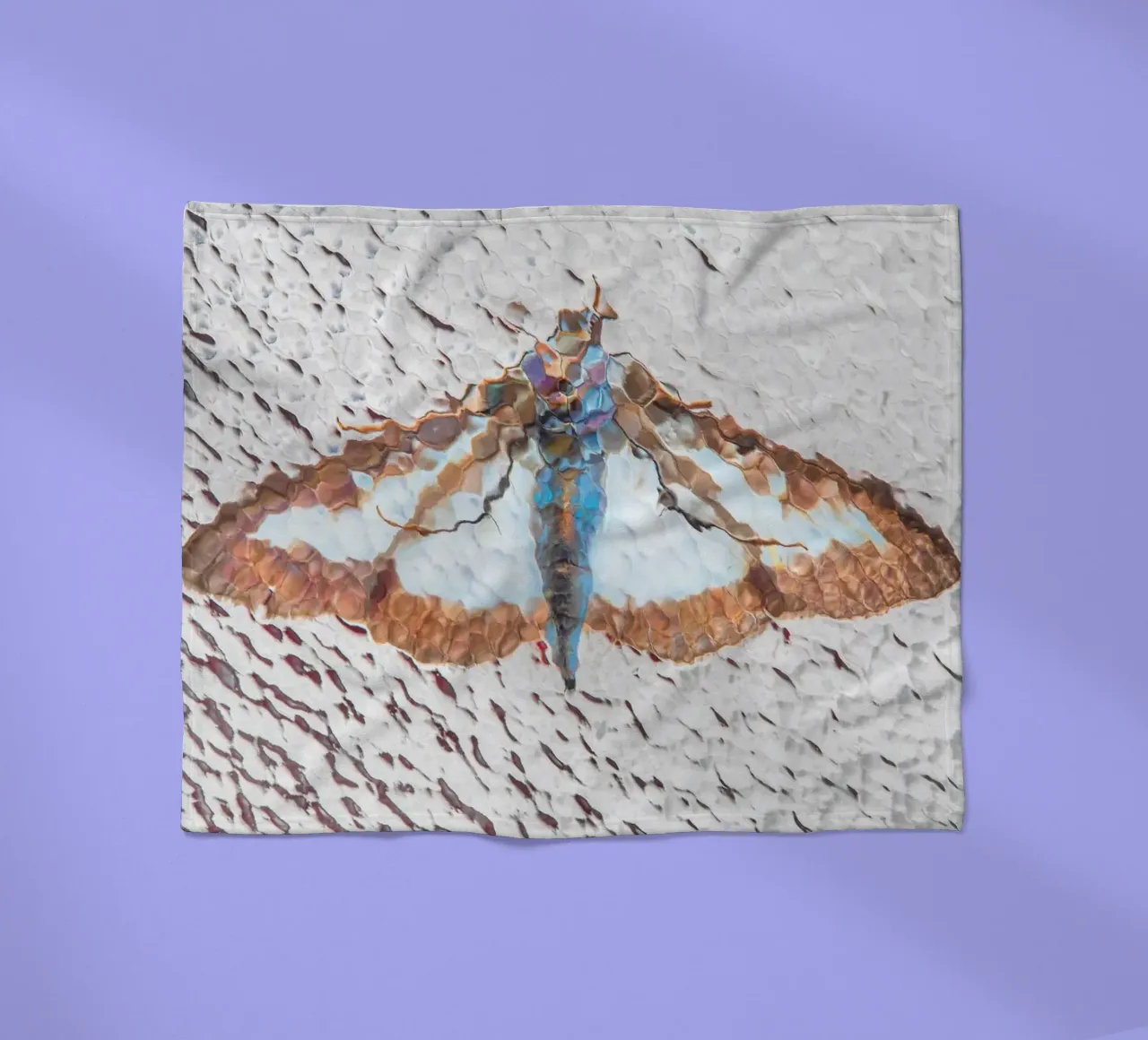 Moth fleecedeken van Dave Hare Photography