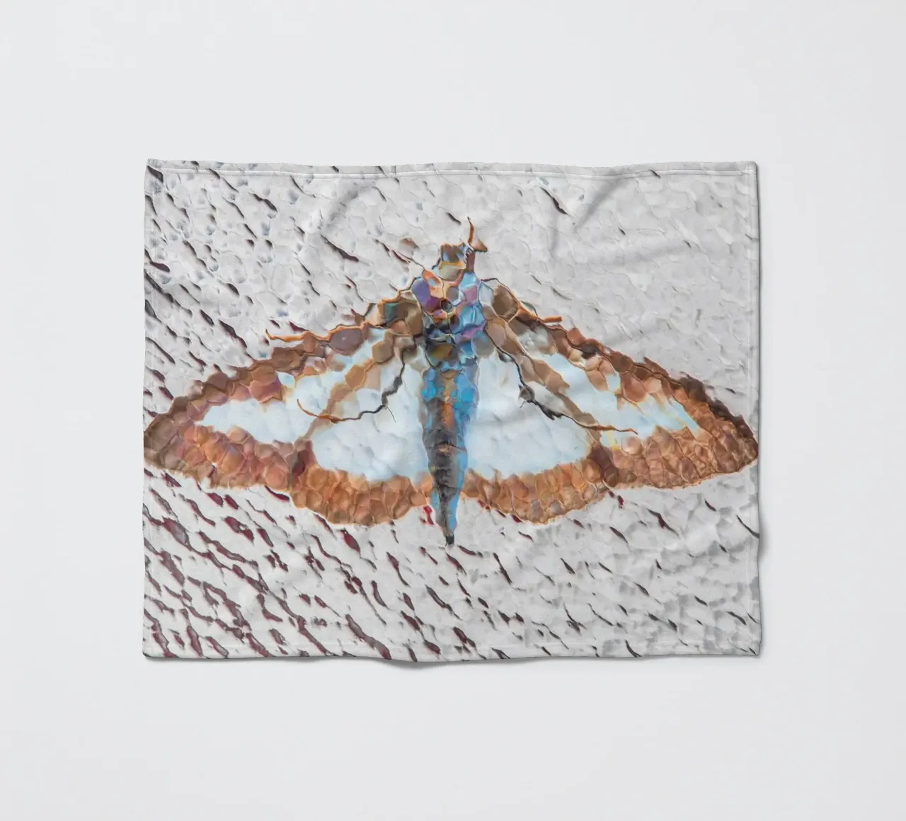 Moth fleecedeken van Dave Hare Photography