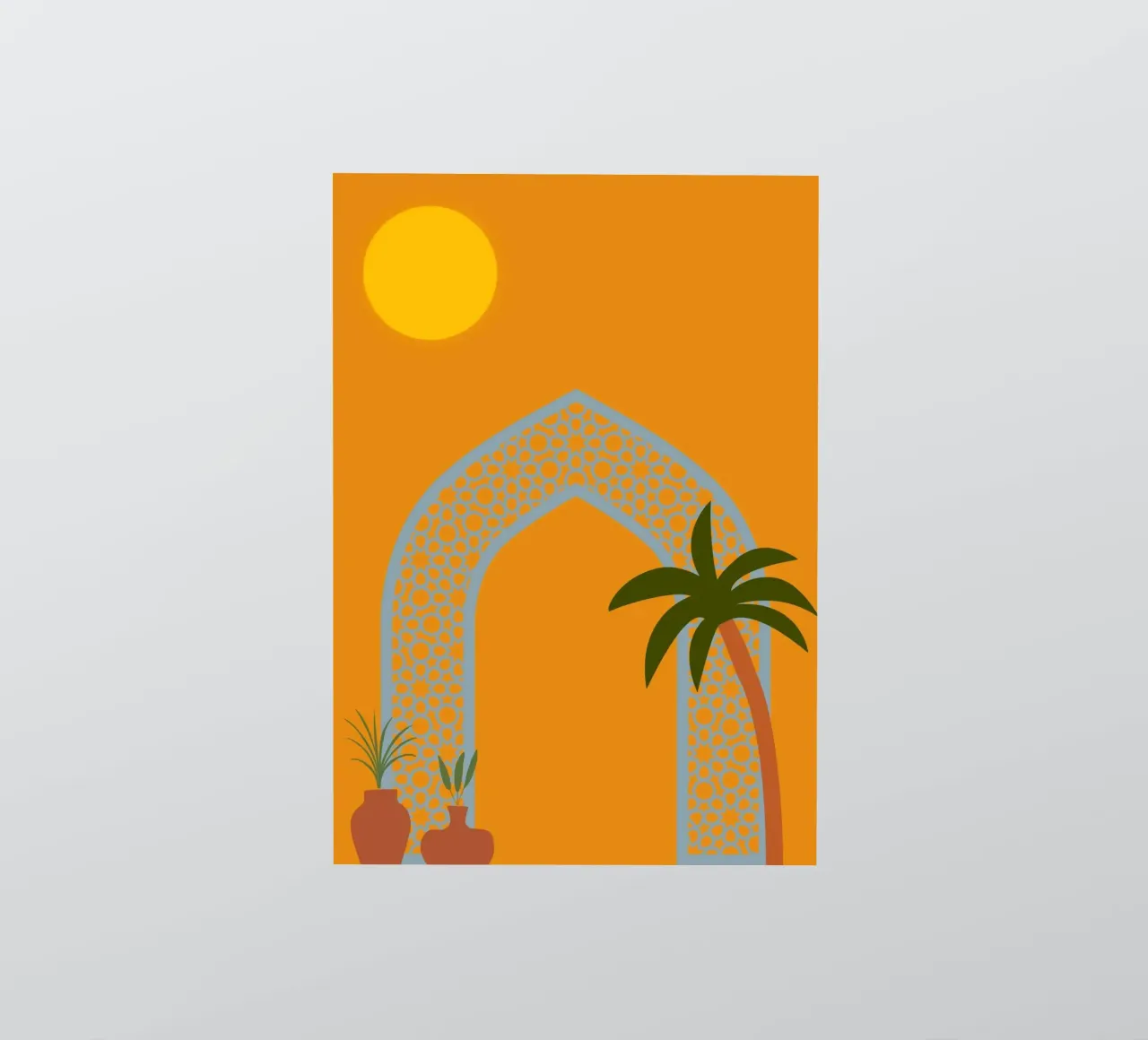 Desert Day autocollant de Mounias Design