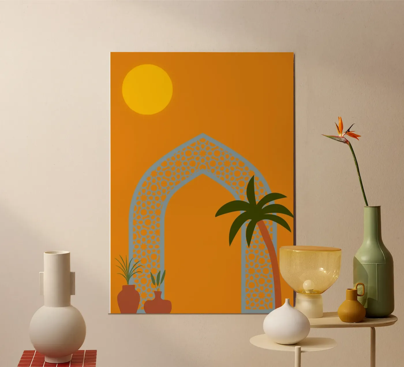 Desert Day forex plate by Mounias Design