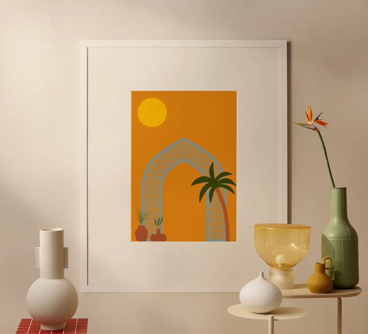 Desert Day poster da Mounias Design