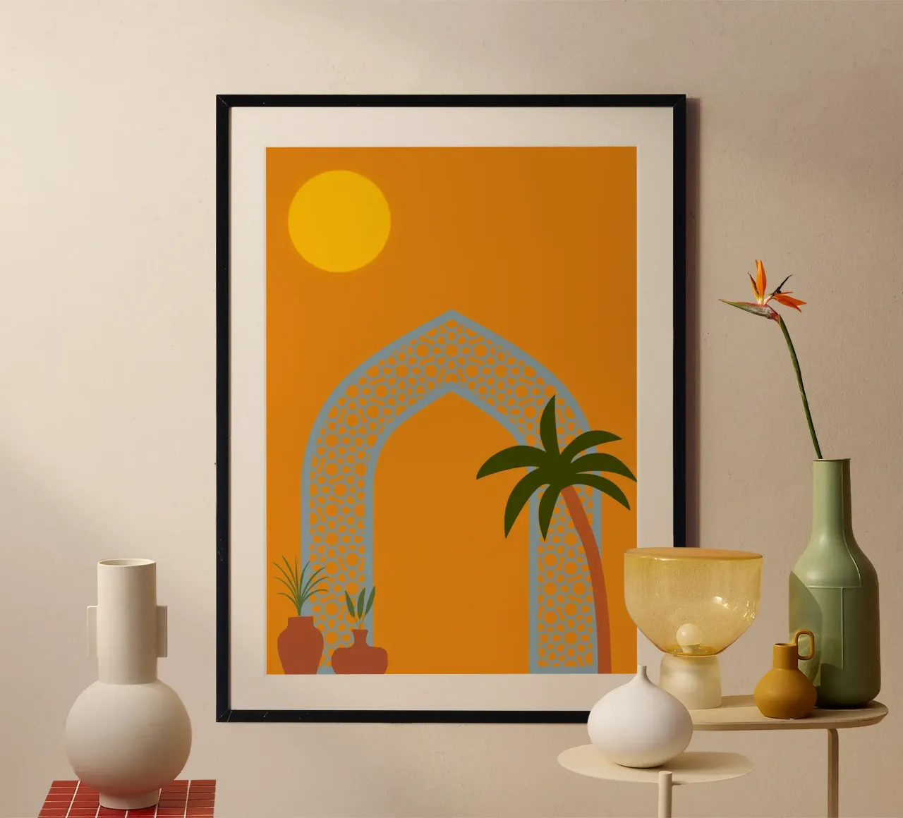 Desert Day poster da Mounias Design