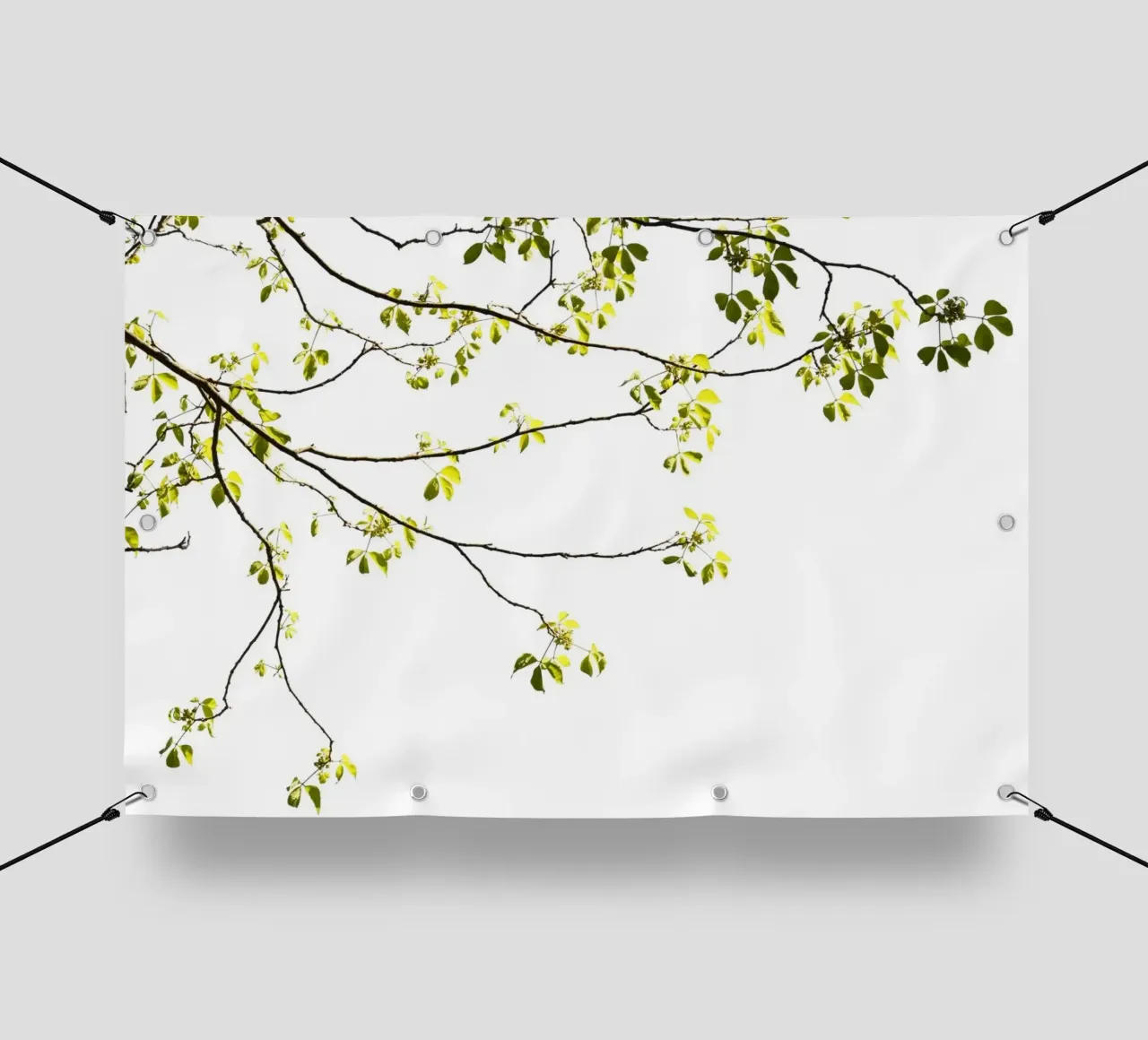 Fogliame verde 02 telo in pvc da amini54