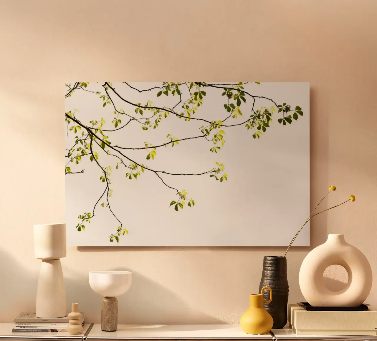 Fogliame verde 02 alluminio dibond da amini54