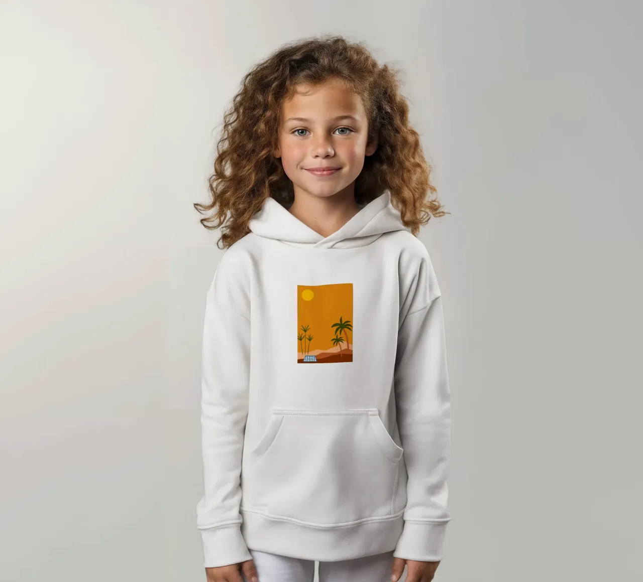 Desert Day 4 felpa bambino con cappuccio da Mounias Design