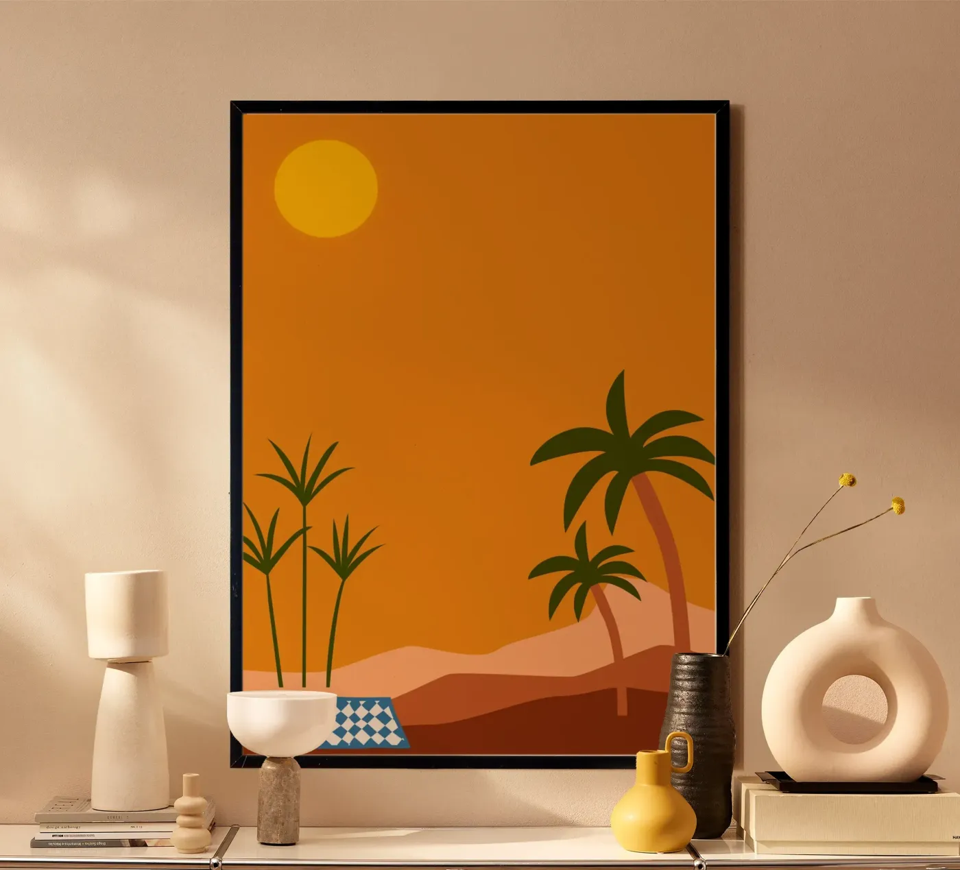 Desert Day 4 poster by Mounias Design
