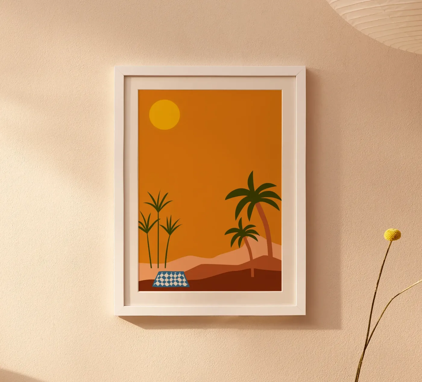Desert Day 4 poster by Mounias Design