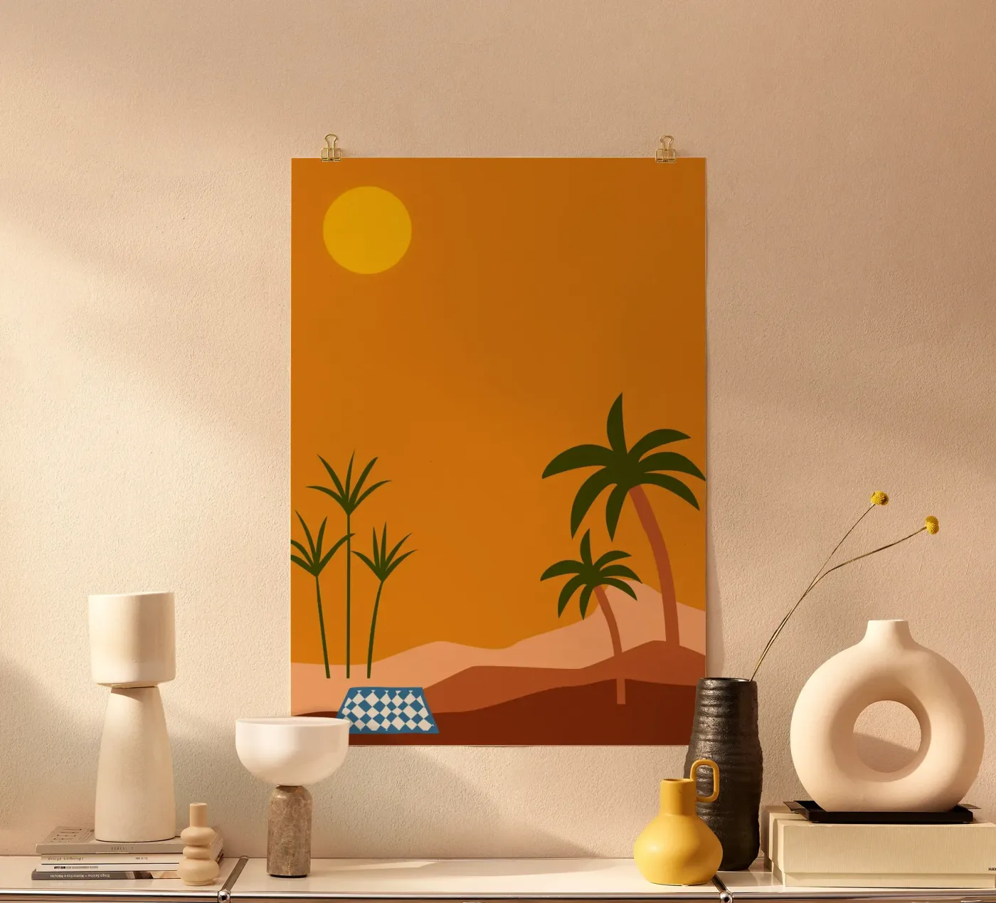 Desert Day 4 poster by Mounias Design