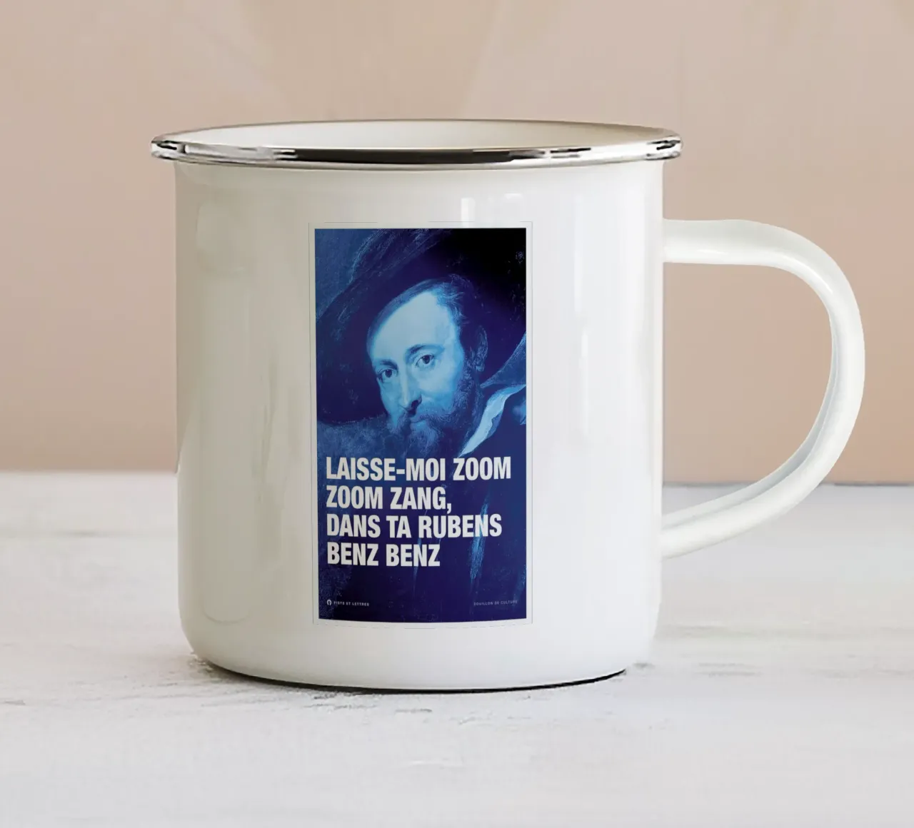 Rubens tazza in smalto da Fists Et Lettres