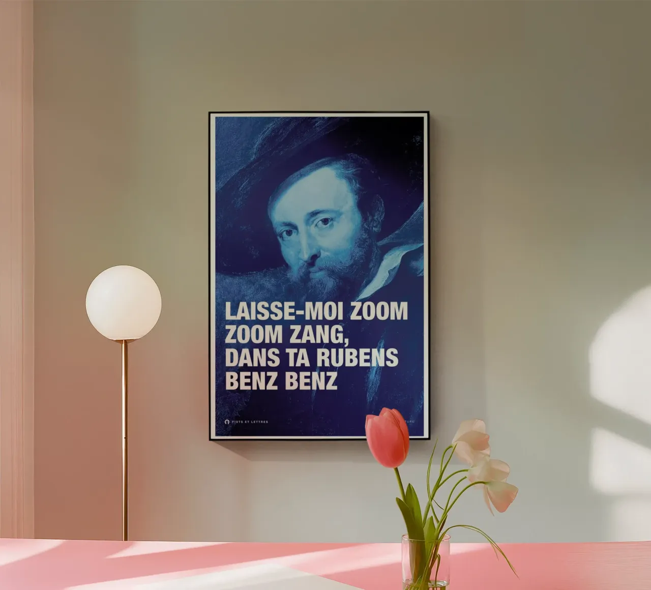 Rubens plexiglass da Fists Et Lettres