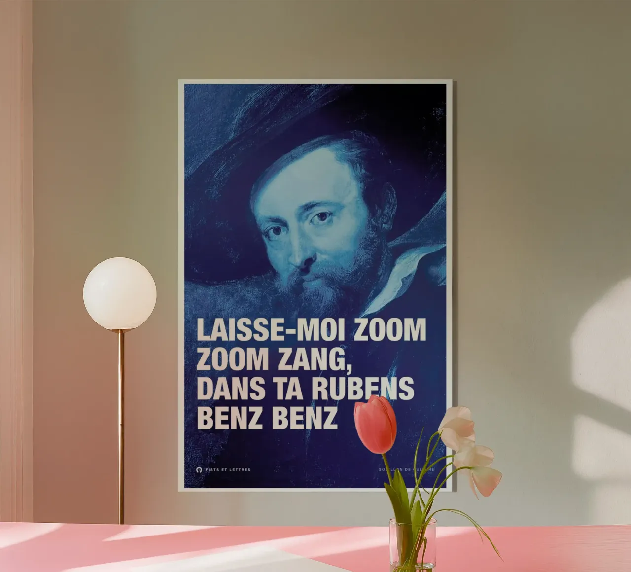 Rubens plexiglass da Fists Et Lettres