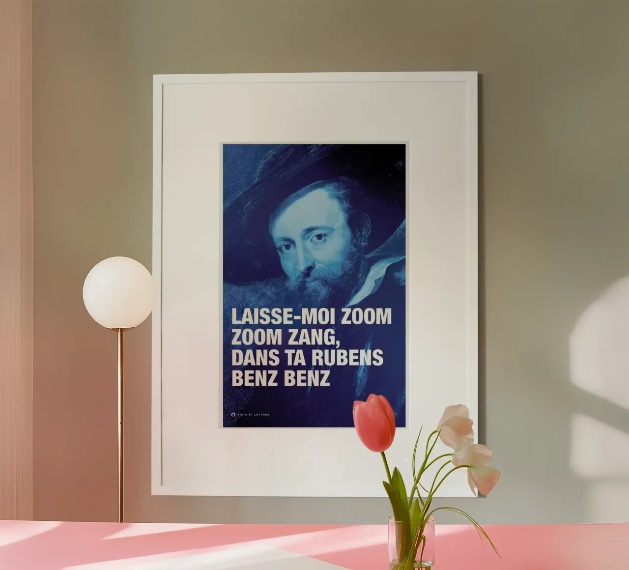 Rubens poster con telaio in legno da Fists Et Lettres