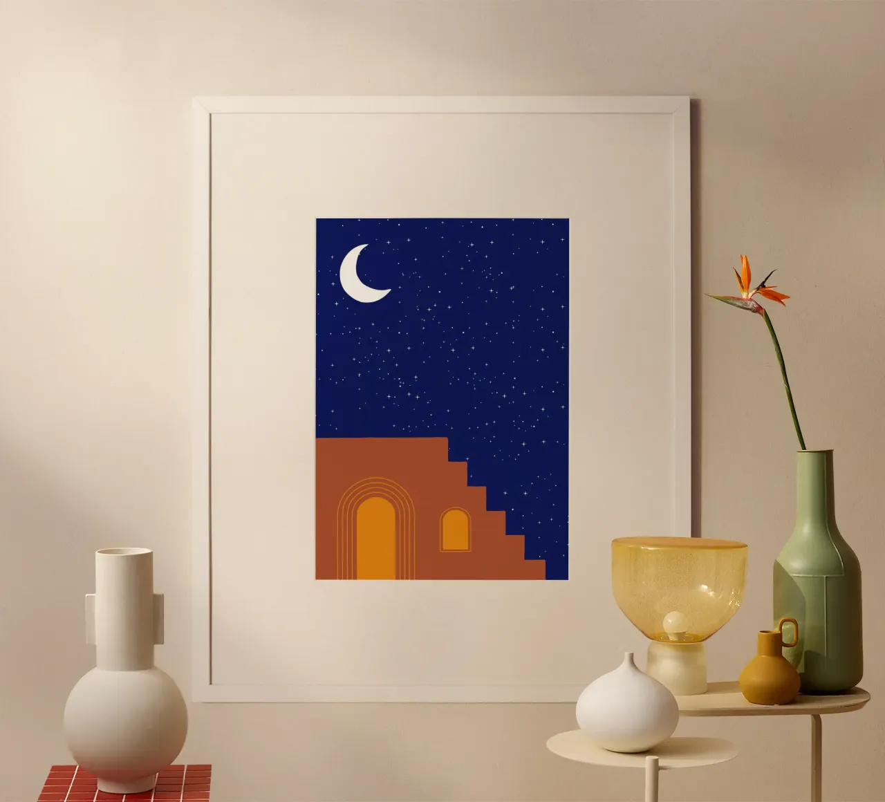 Desert Night poster da Mounias Design