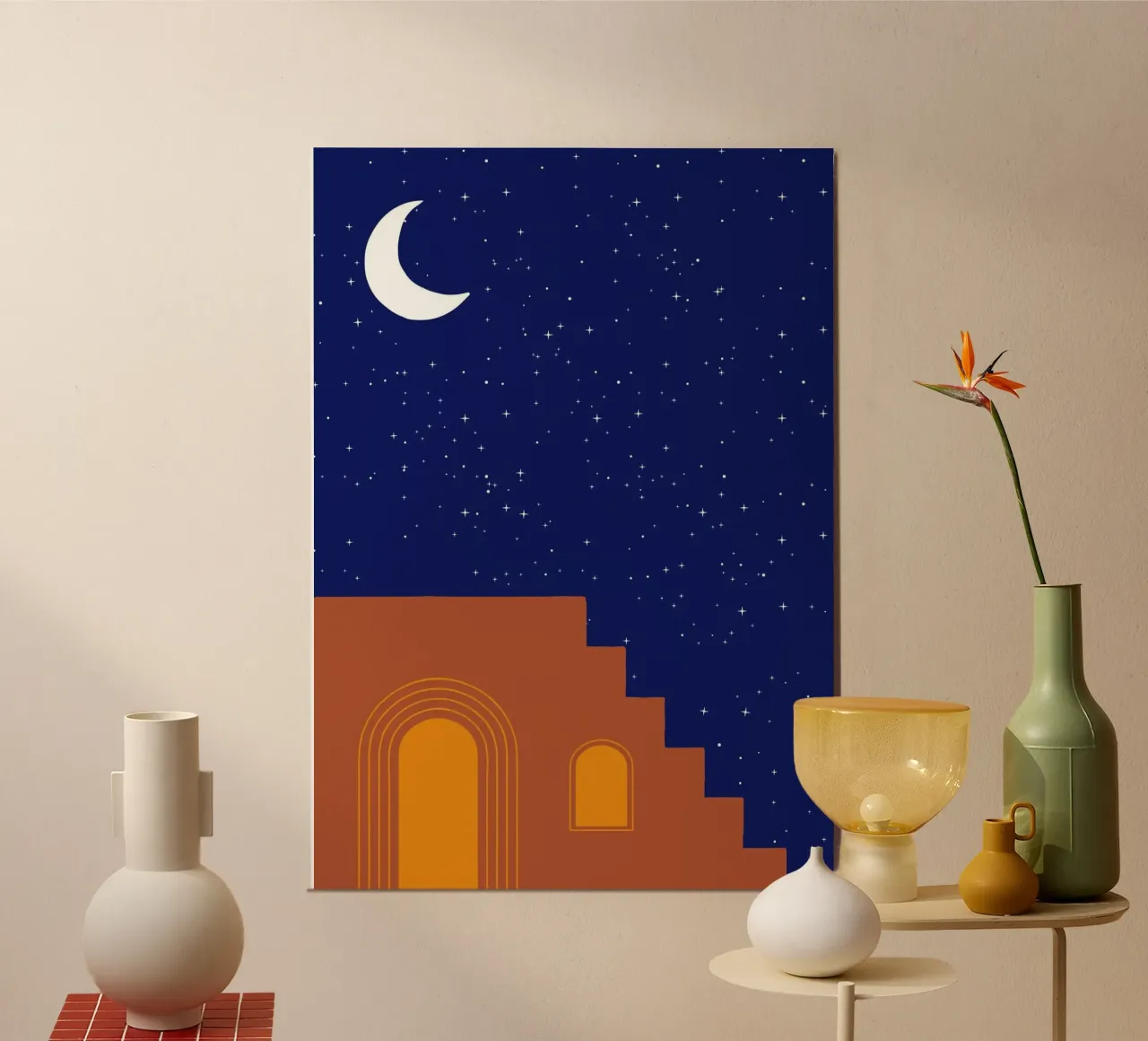 Desert Night poster da Mounias Design