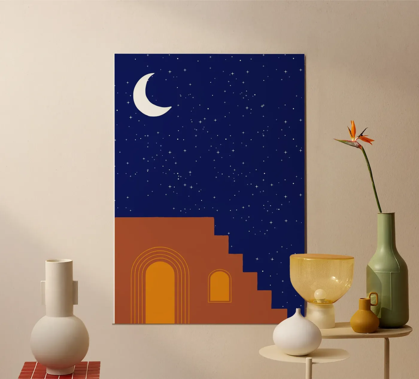 Desert Night poster da Mounias Design
