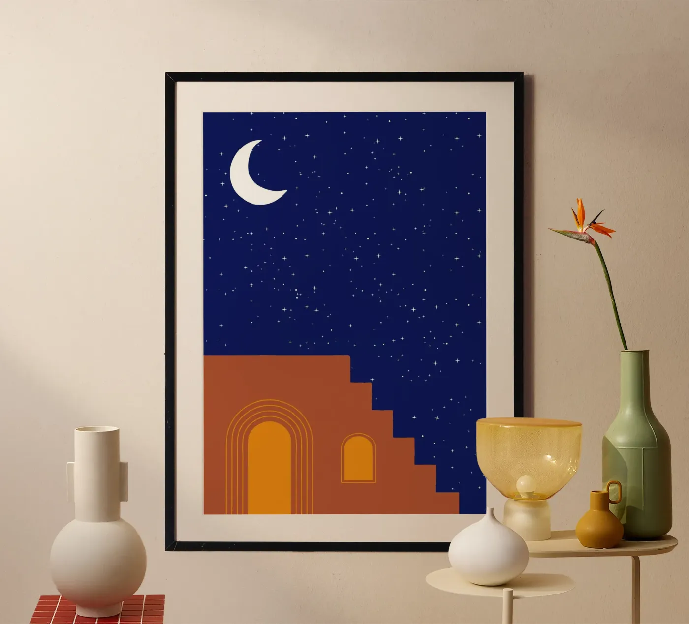 Desert Night poster da Mounias Design