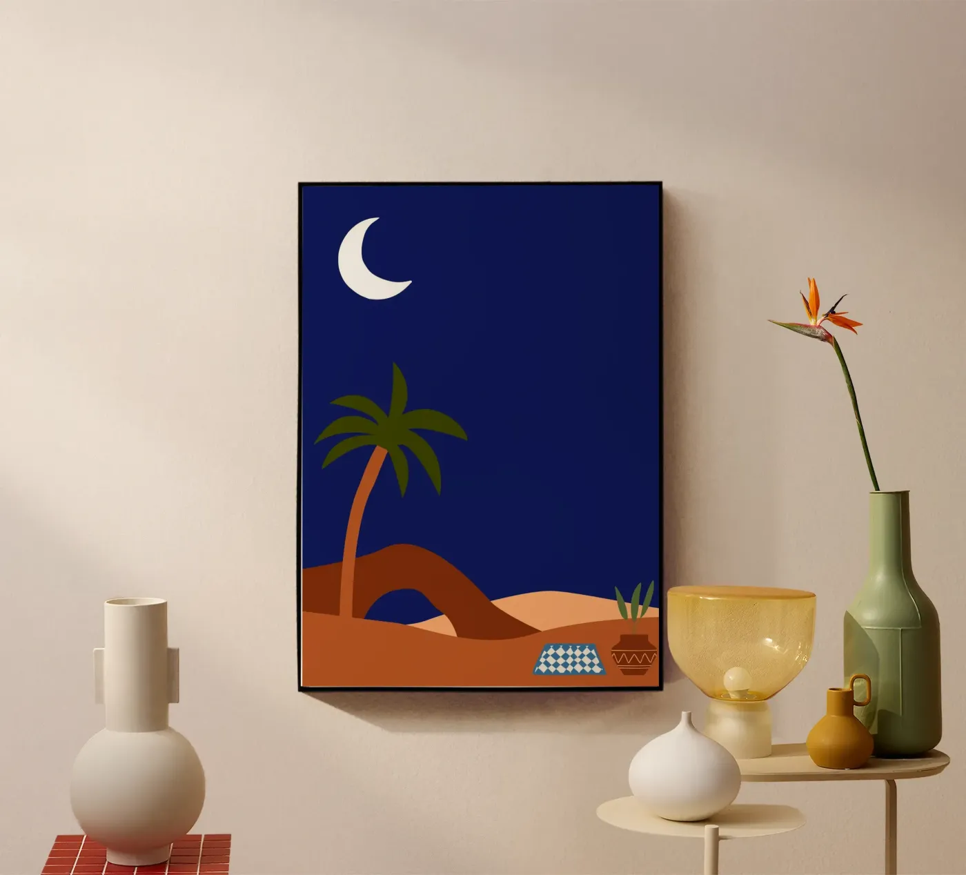 Desert Night 2 acrylic glass by Mounias Design