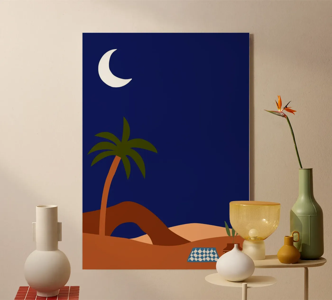 Desert Night 2 acrylic glass by Mounias Design