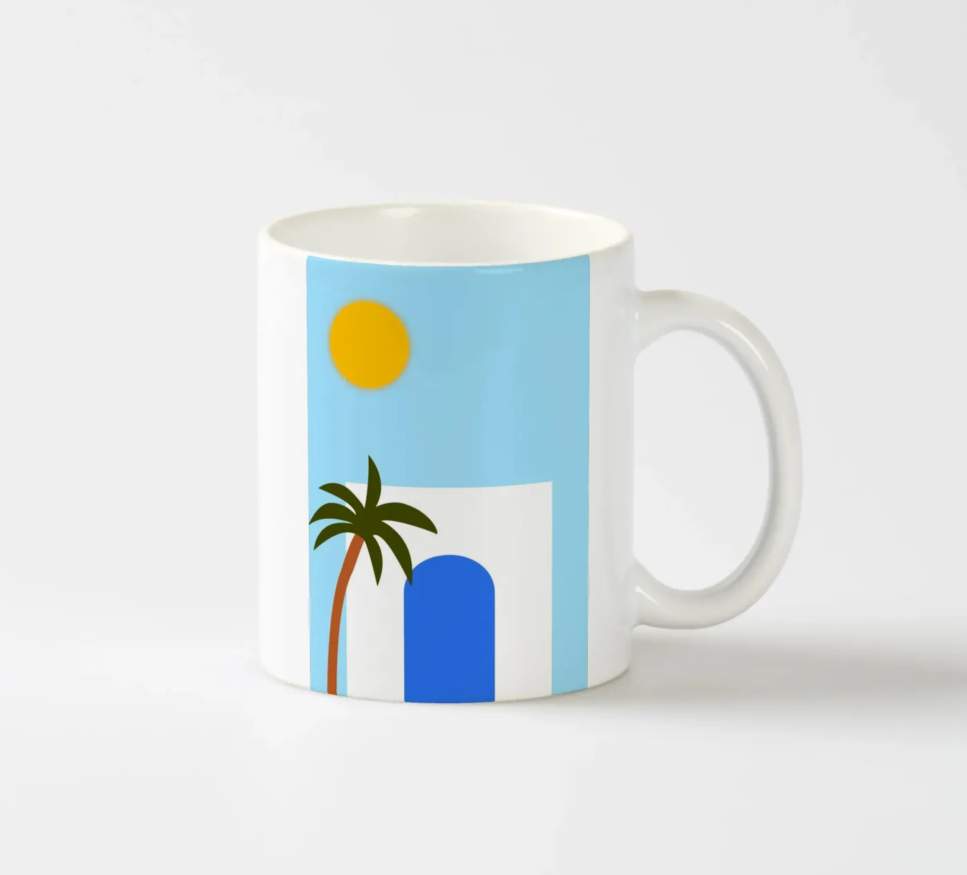 Tunis ceramic mug by Mounias Design