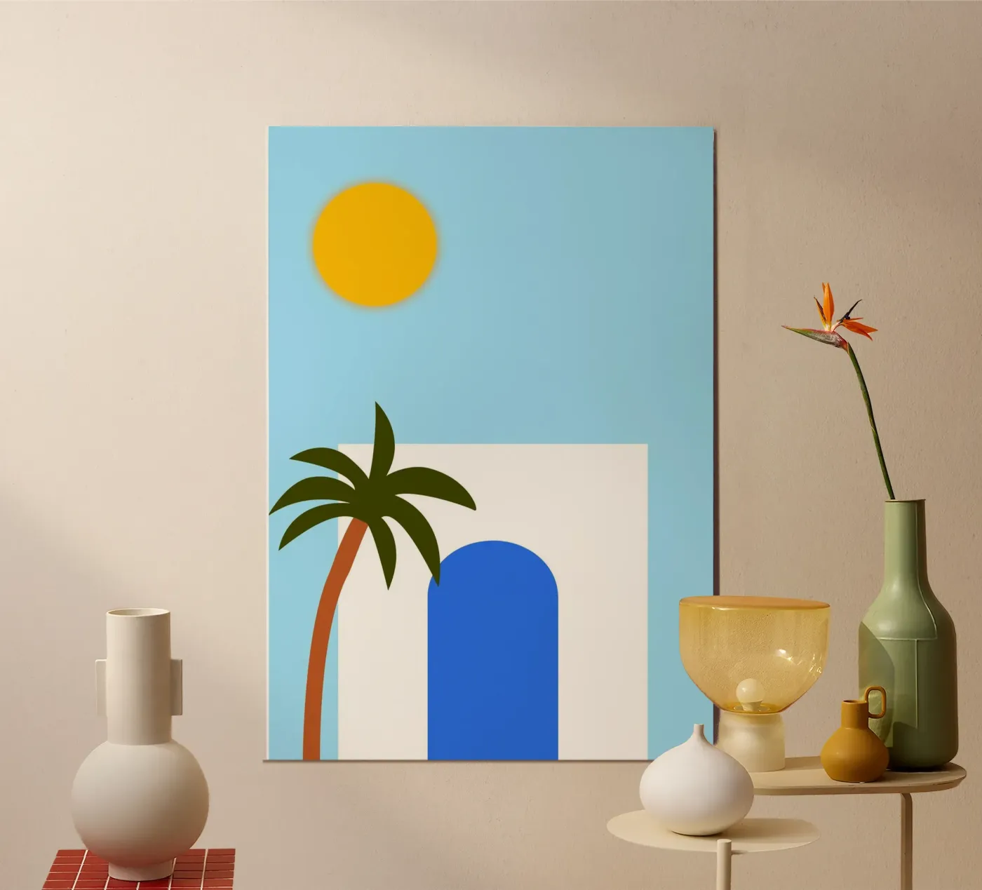 Tunis poster by Mounias Design