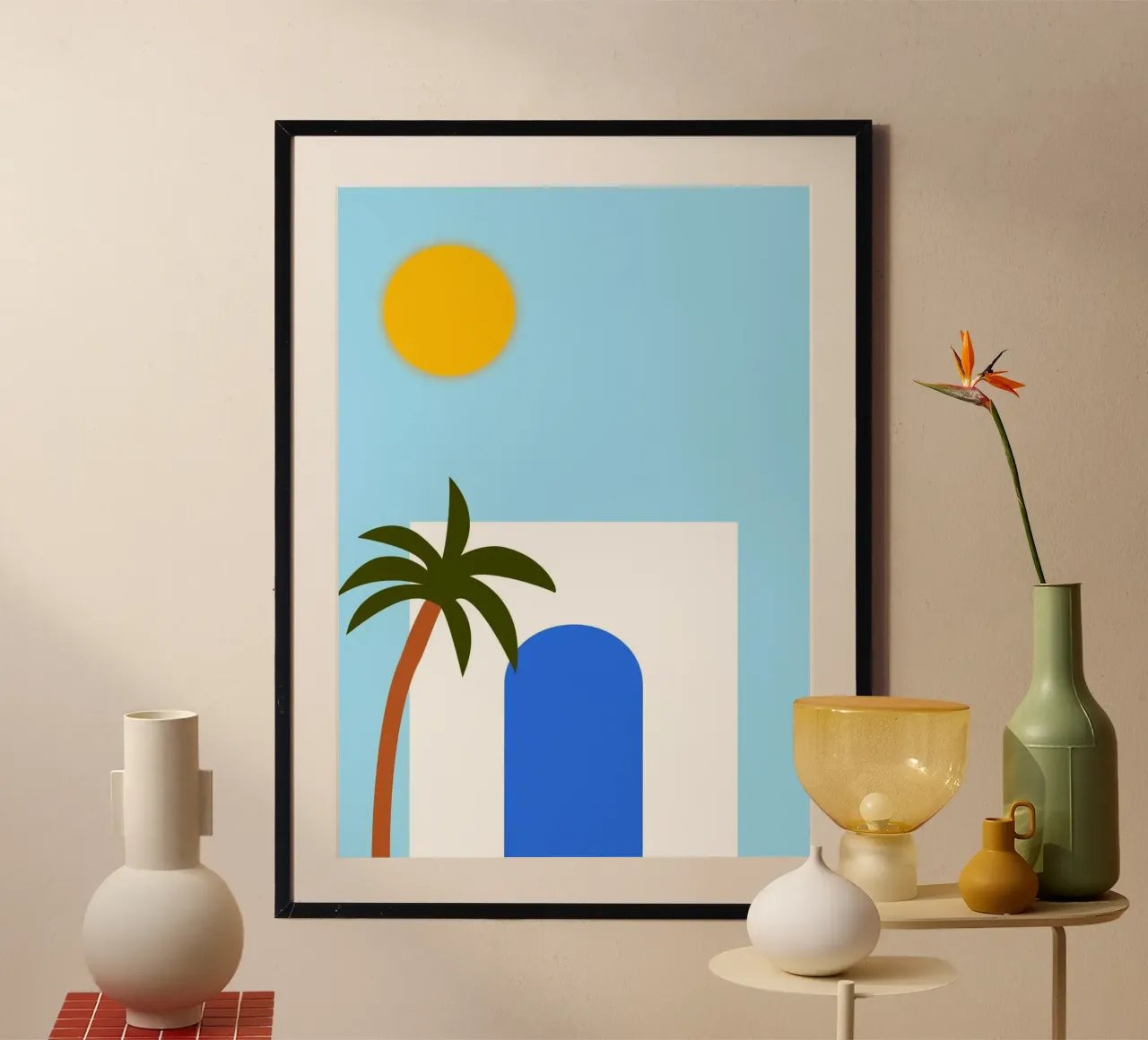 Tunis poster by Mounias Design