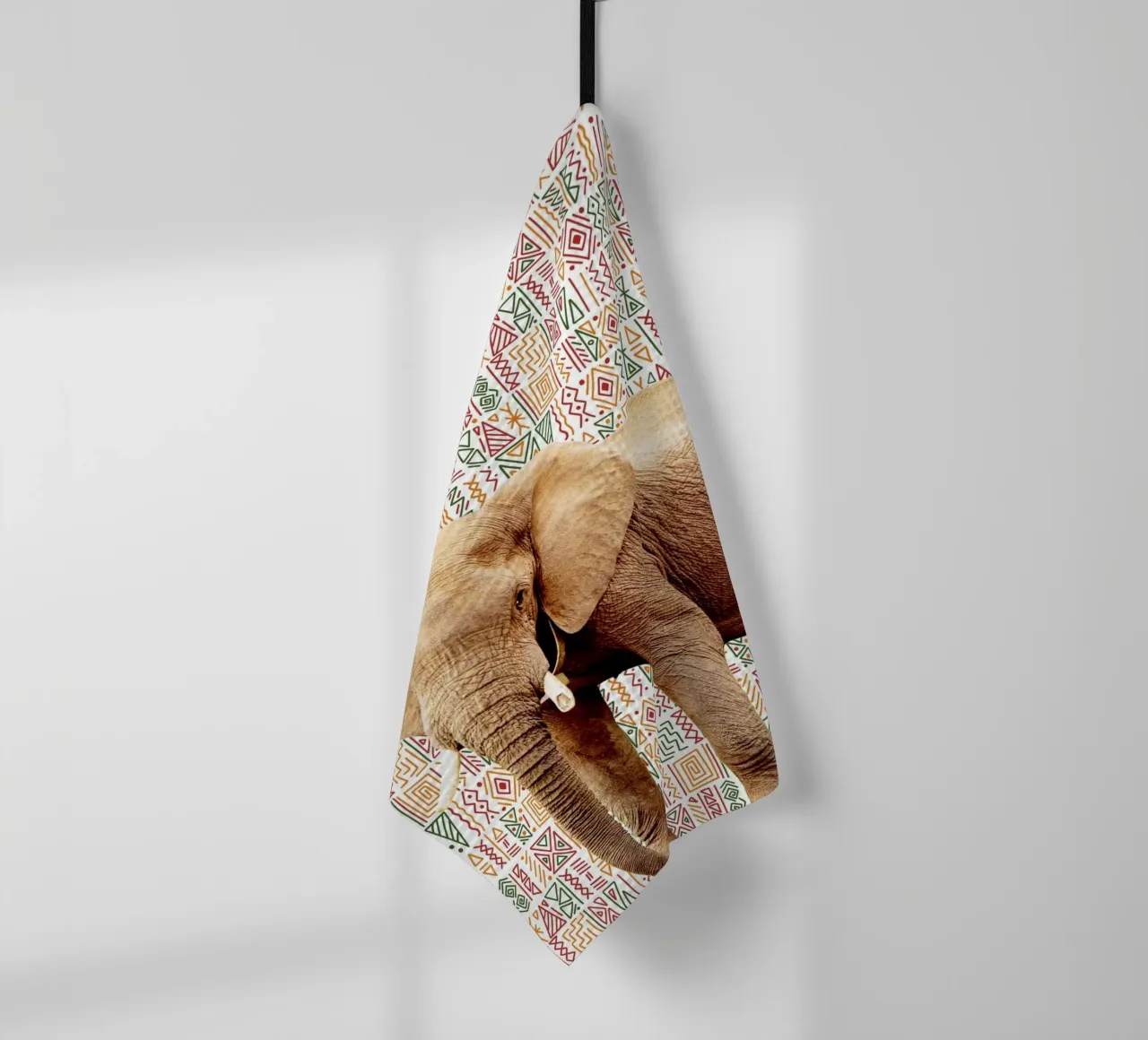 Elefant tea towel by Mounias Design