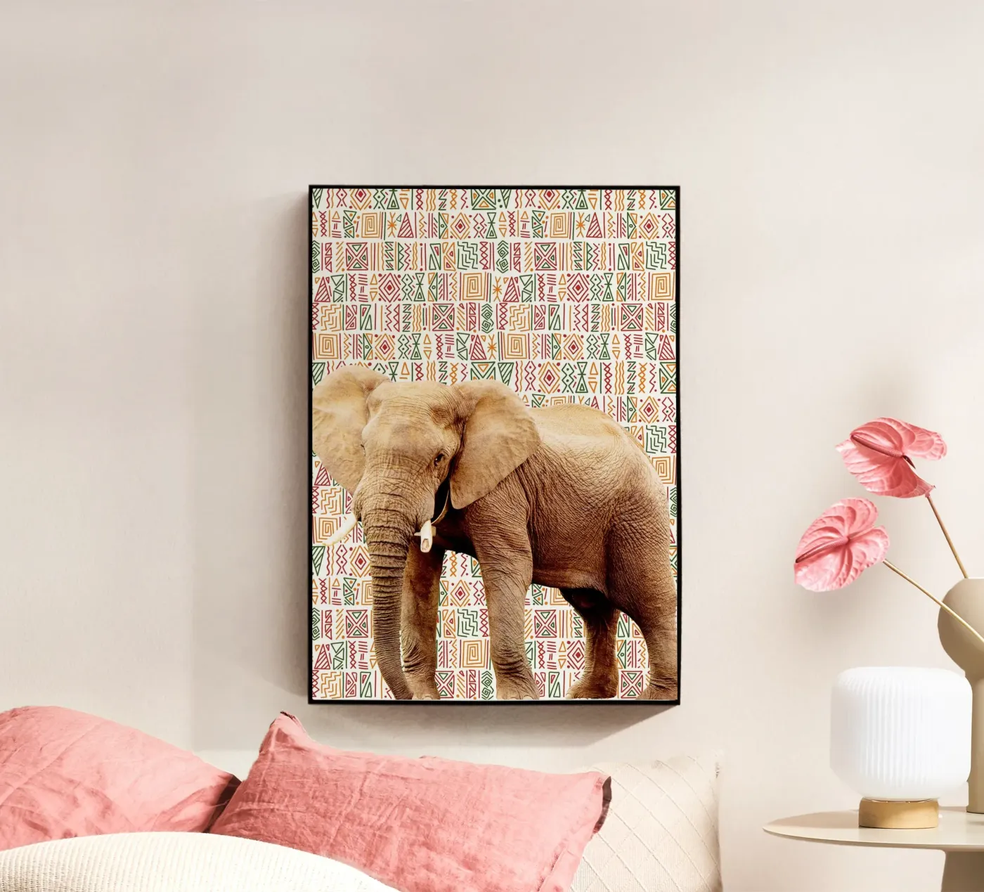 Elefant acryl van Mounias Design