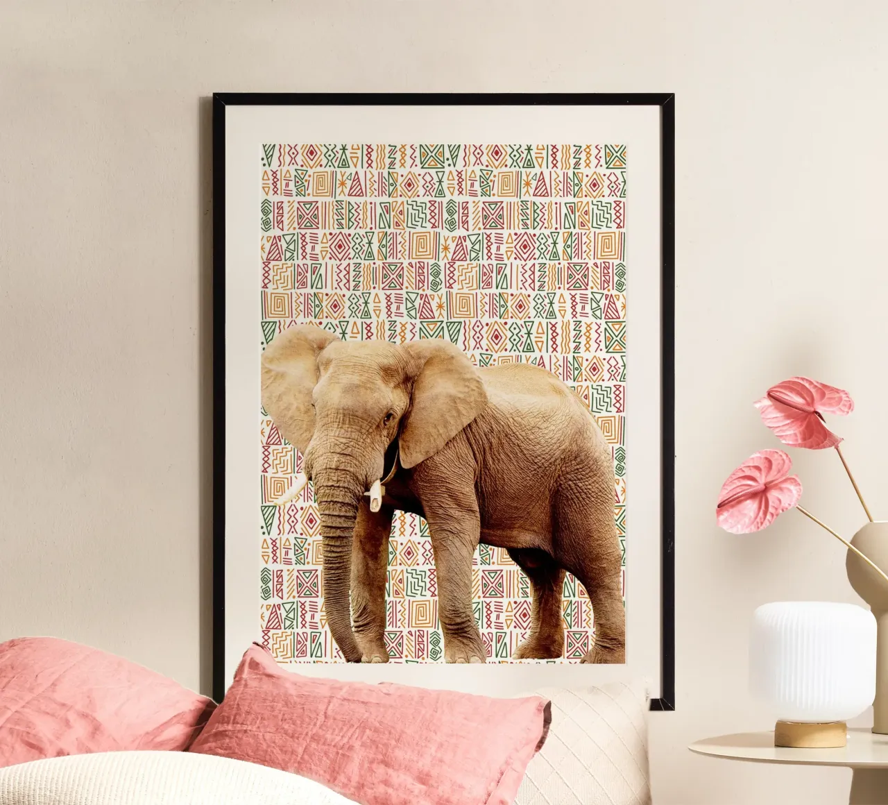 Elefant poster by Mounias Design