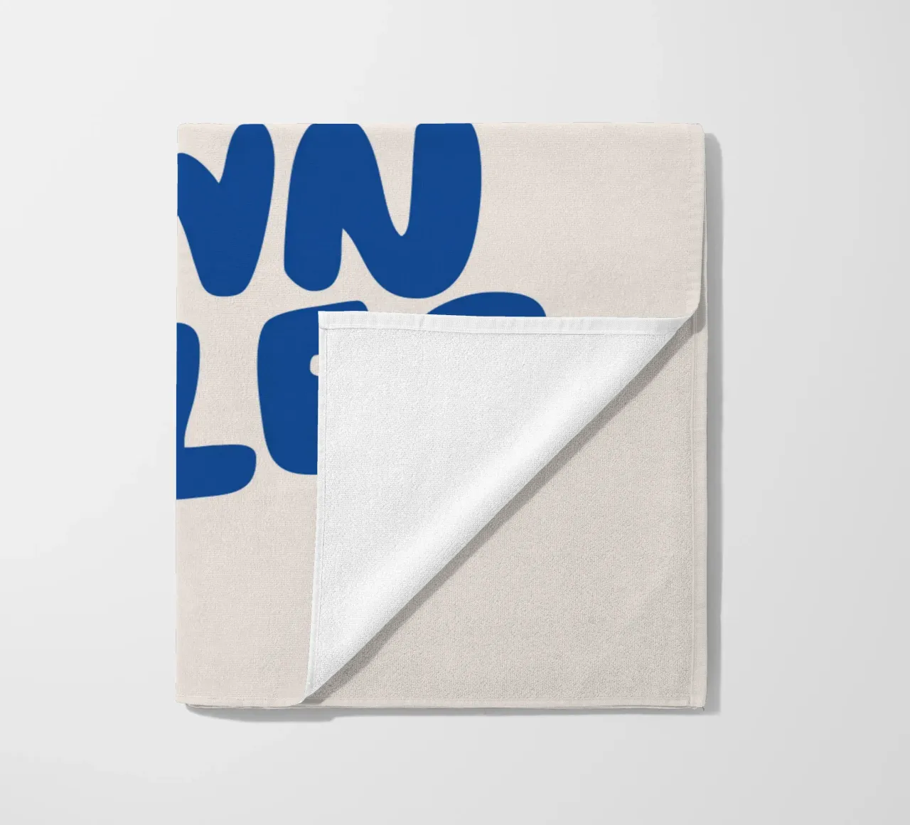 Crea le tue regole Design tipografico in blu telo mare da THE MOTIVATED TYPE