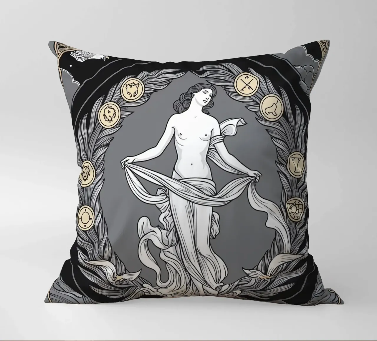 The World - Global Unity decorative cushion by Mystique & Muse