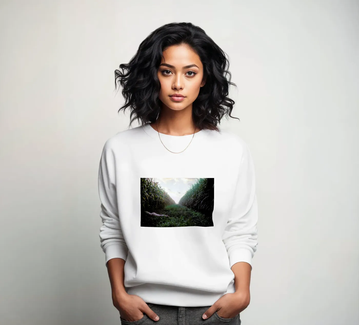 Self sweatshirt van Ana Topoleanu