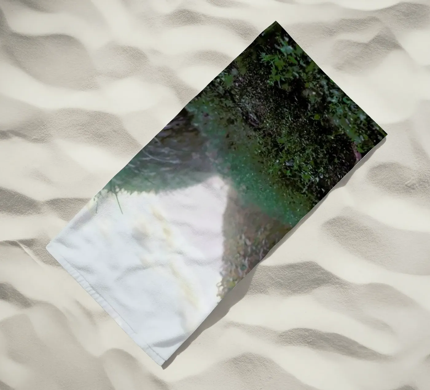 Self beach towel by Ana Topoleanu