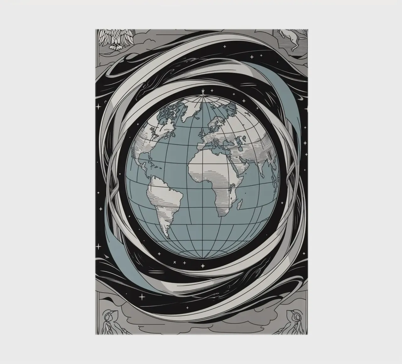 The World - The Cosmic Path to Completion notebook by Mystique & Muse