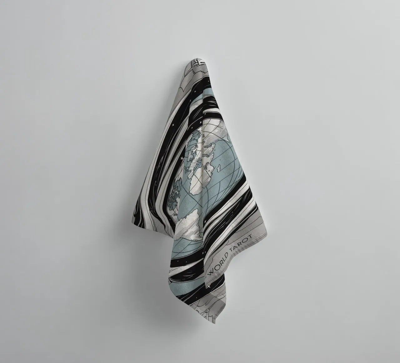 The World - The Cosmic Path to Completion towel by Mystique & Muse