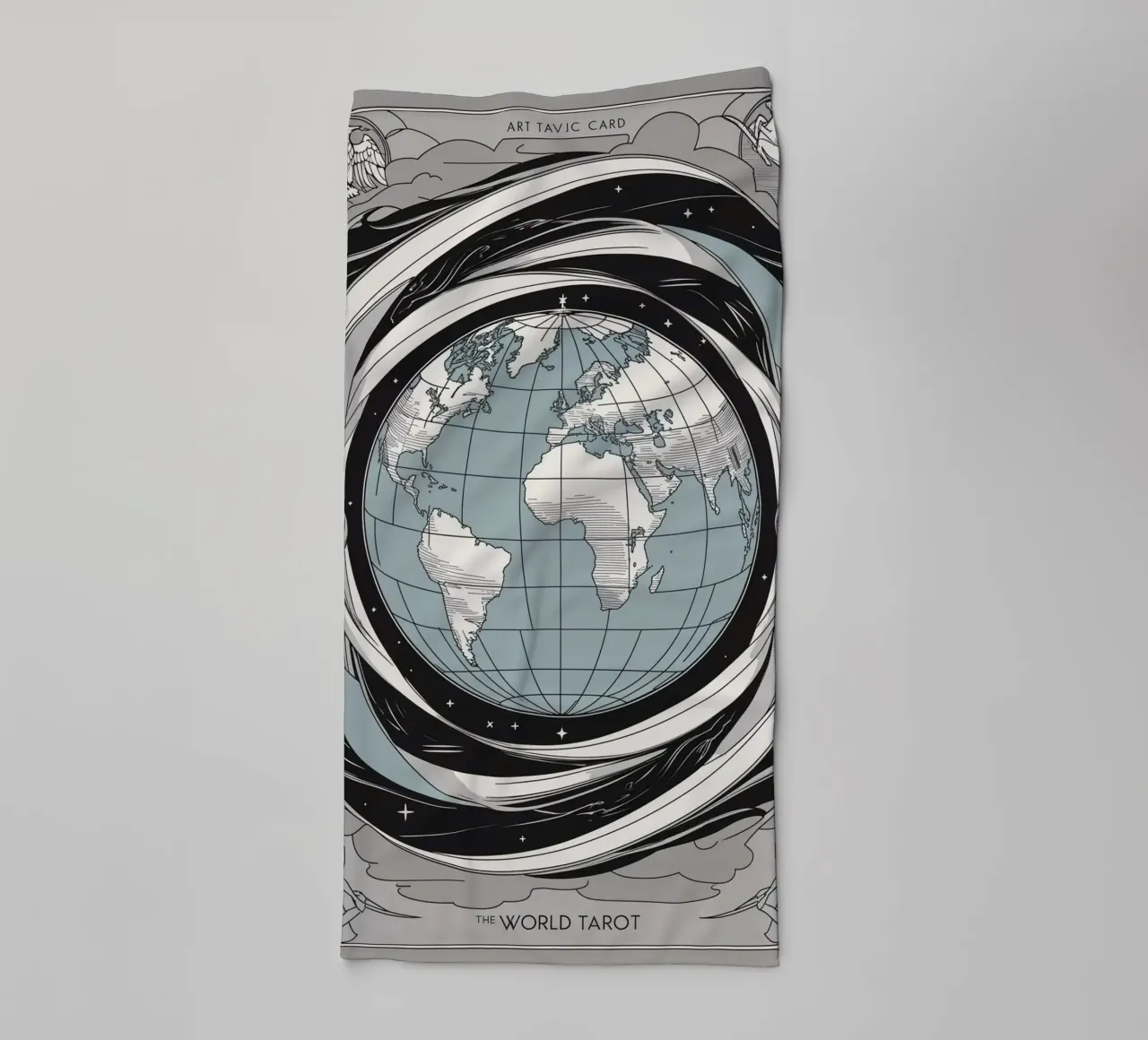 The World - The Cosmic Path to Completion towel by Mystique & Muse