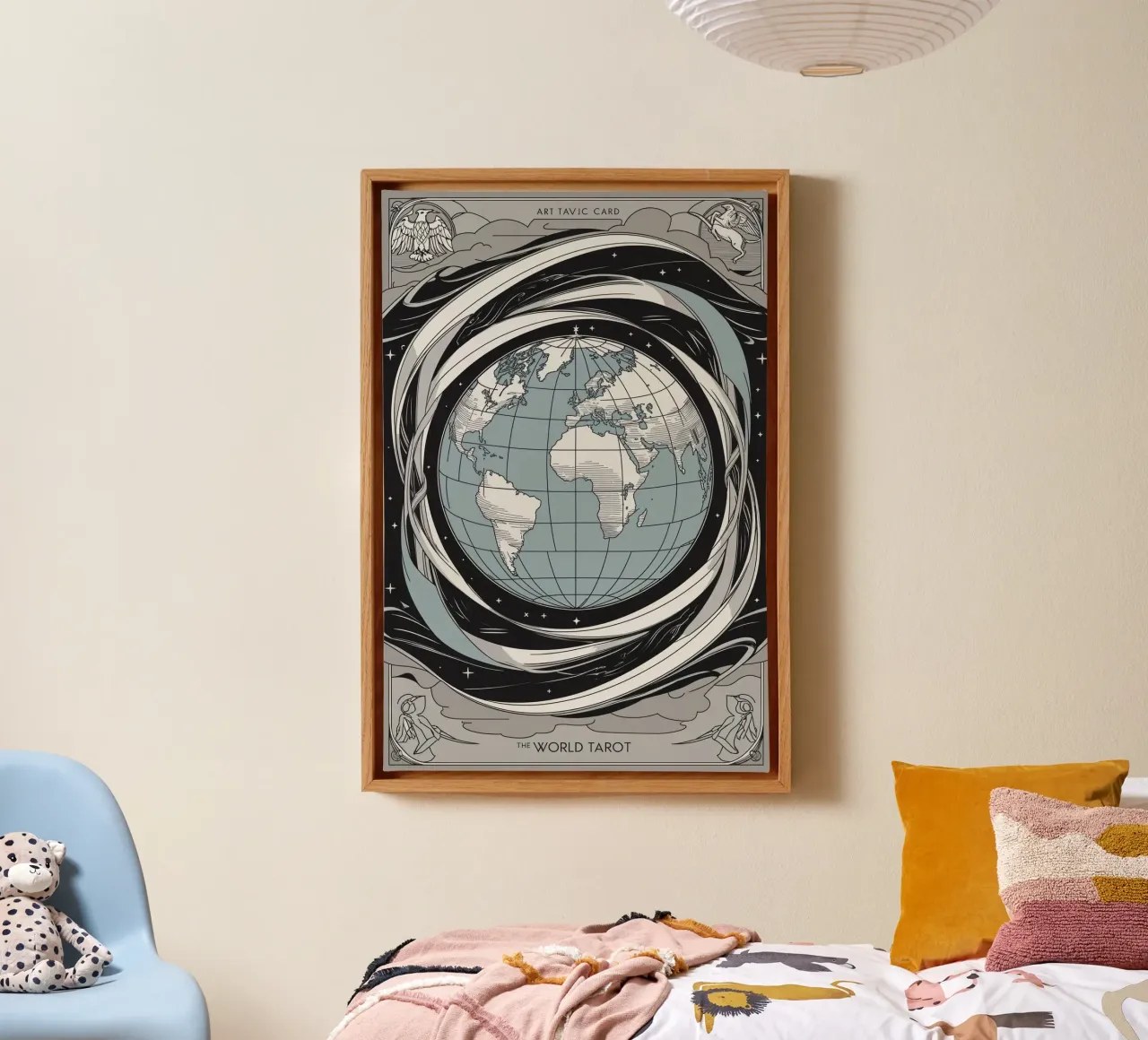 The World - The Cosmic Path to Completion canvas by Mystique & Muse