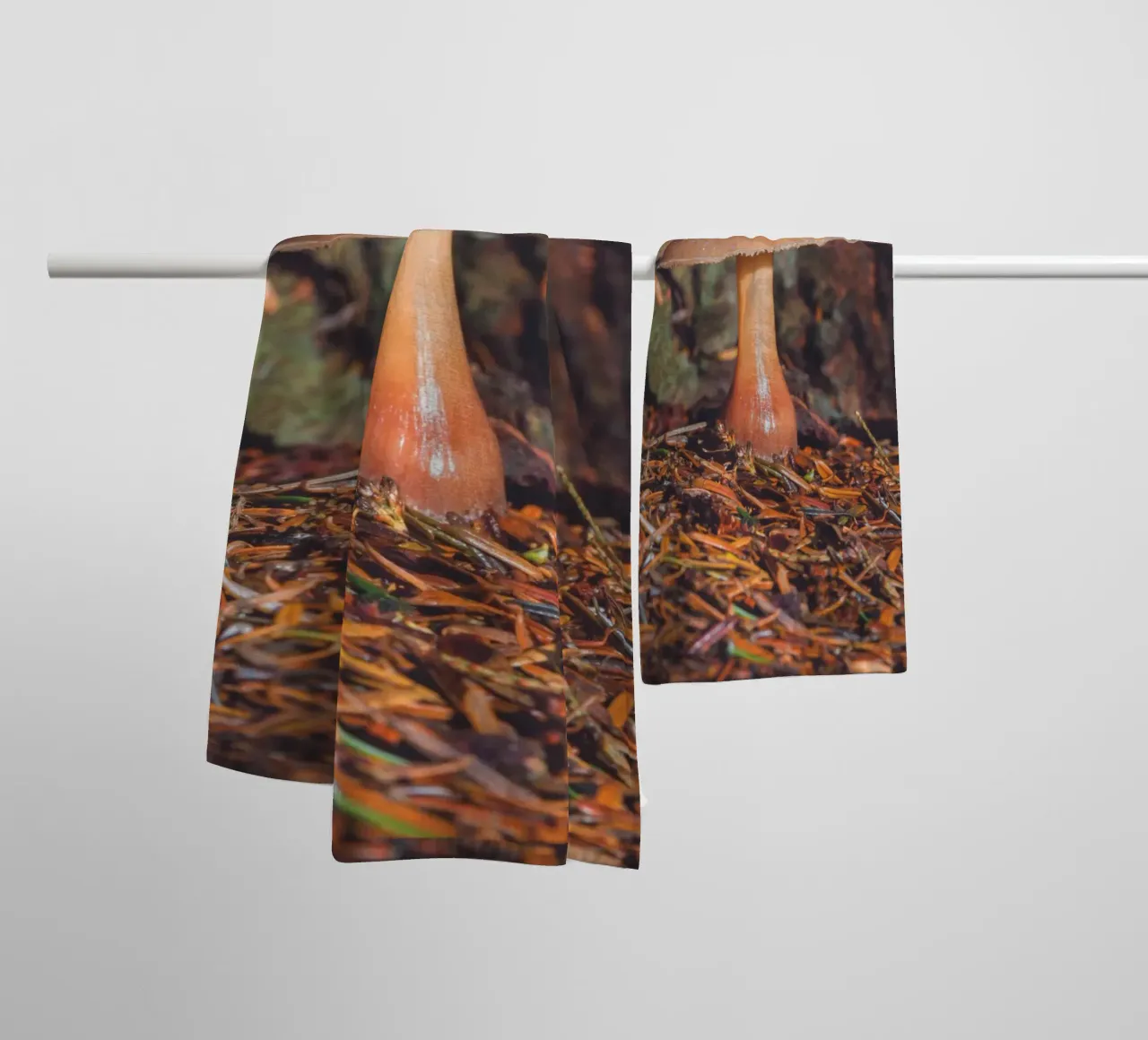 Fungo di bosco asciugamano da bagno da Dave Hare Photography