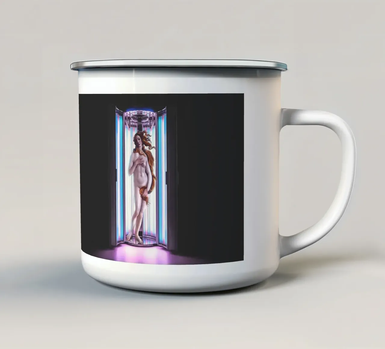 Routine of Venus enamel mug by 360brain