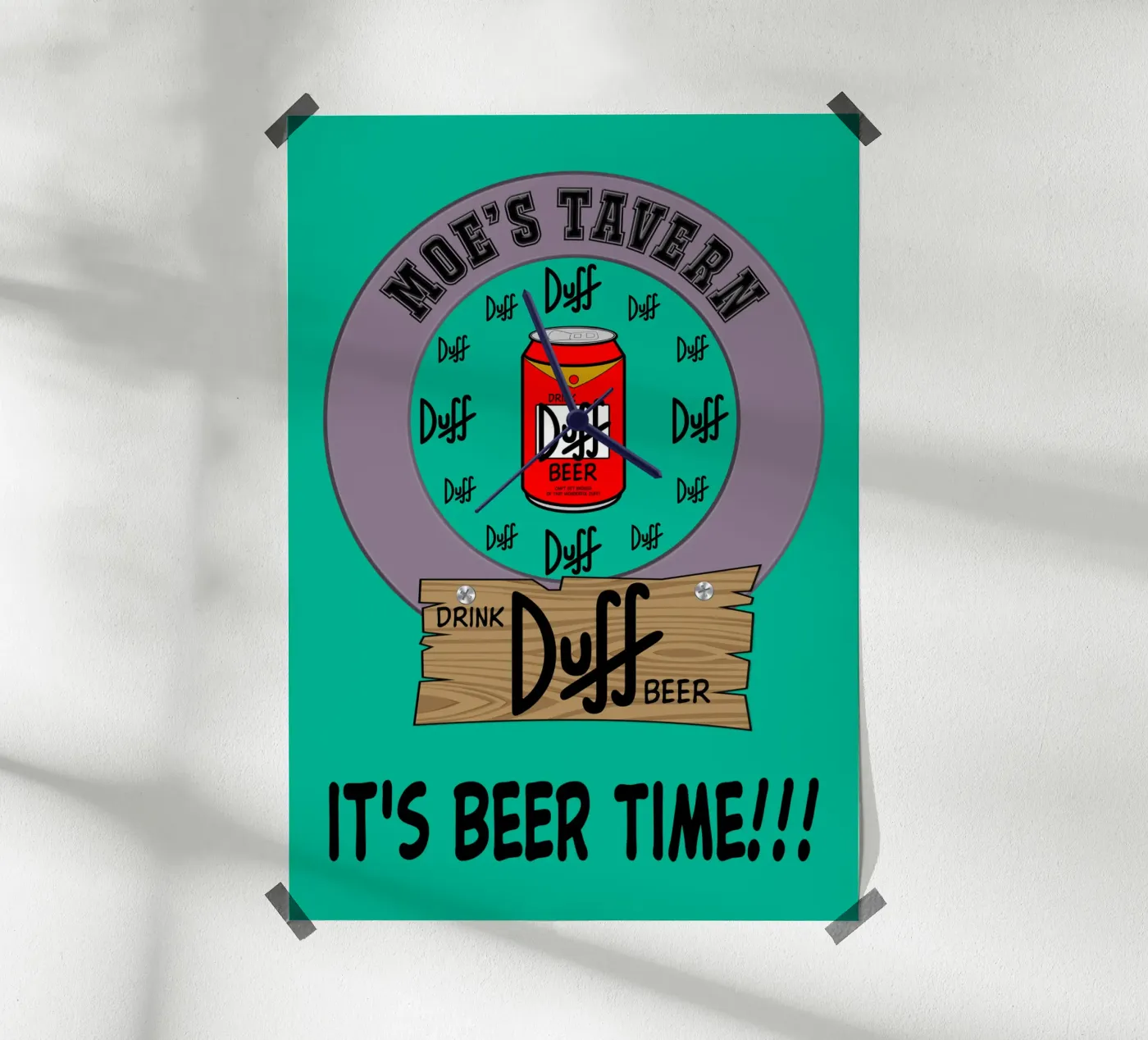 It's Beer Time!!! poster by Sanavlis Studios Company