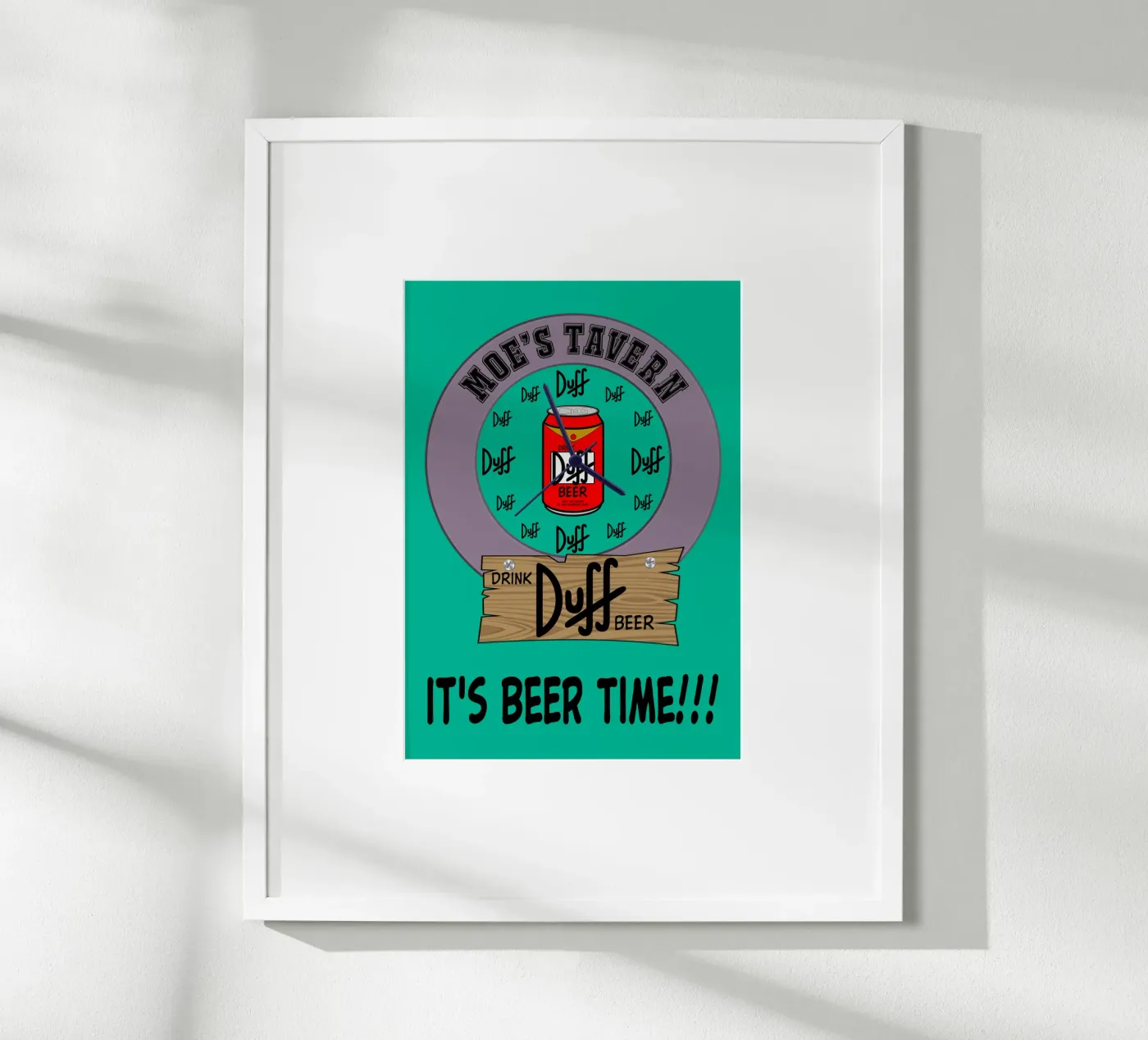 It's Beer Time!!! poster by Sanavlis Studios Company