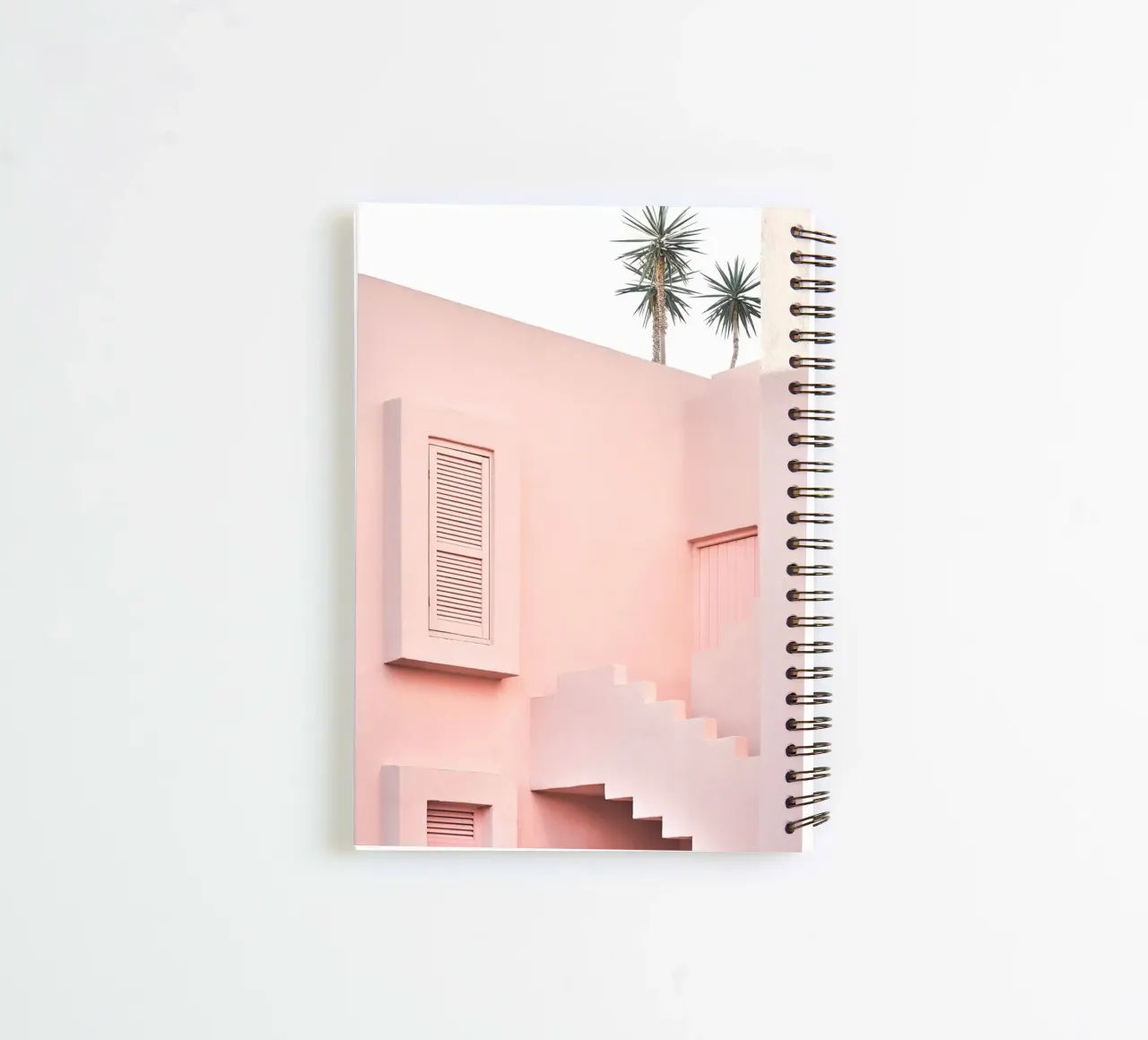 Minimalist architecture - pastel dreams spiral notebook by Whole©