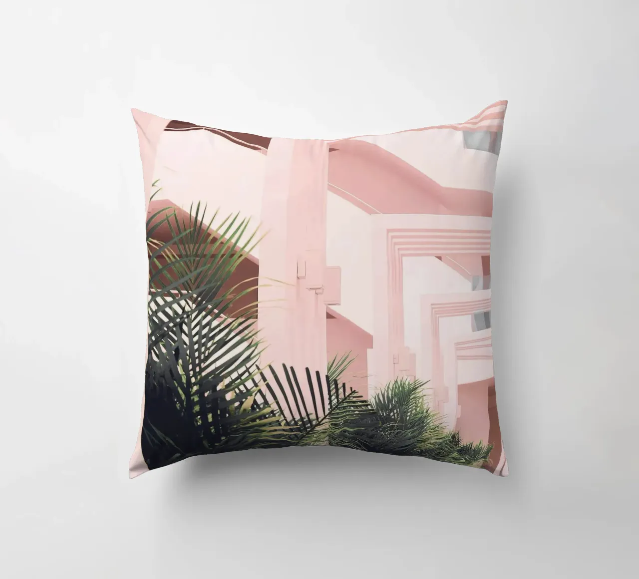 Armonia geometrica - design architettonico moderno cuscino da Whole©