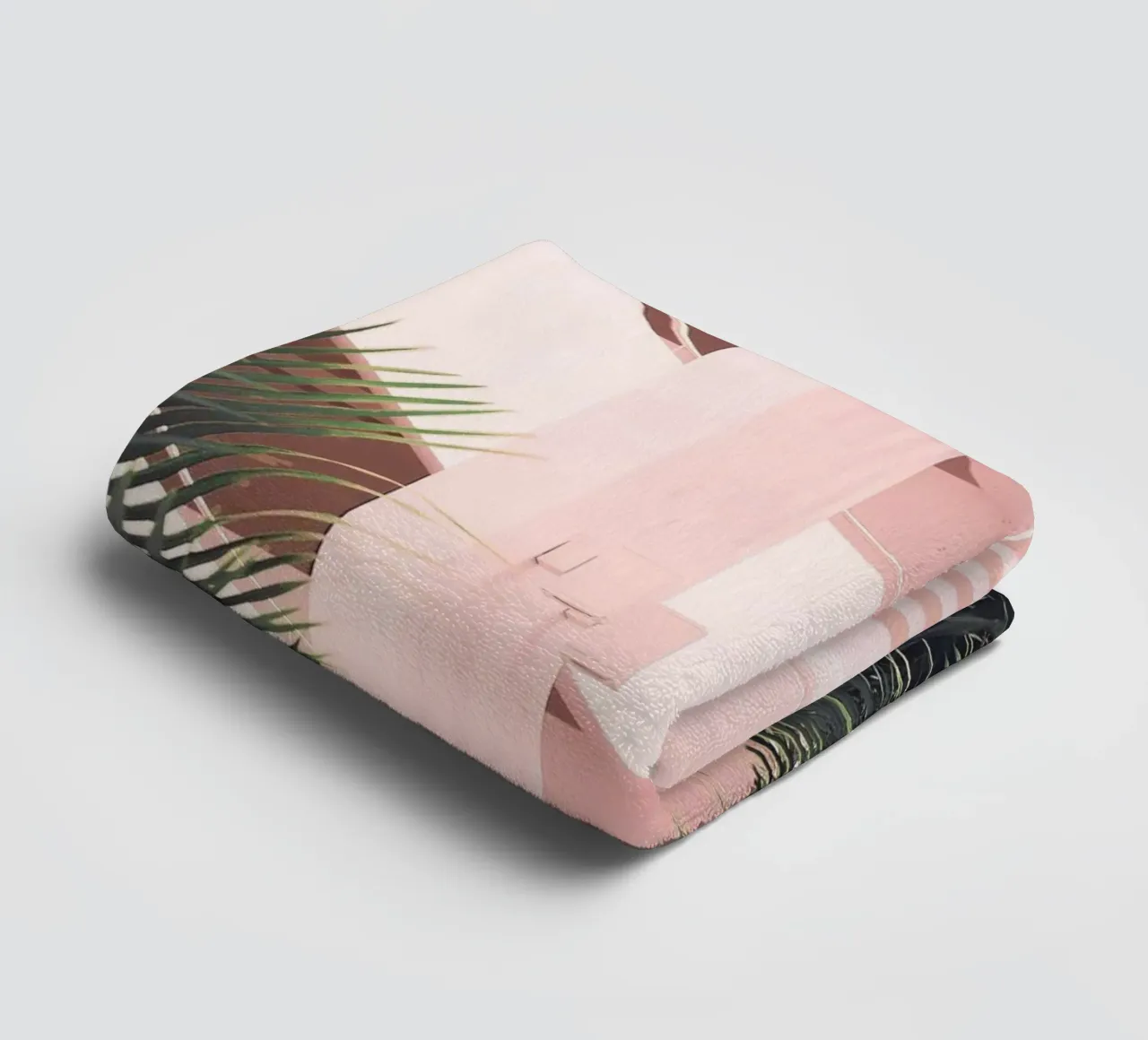 Geometric harmony - modern architectural design towel by Whole©