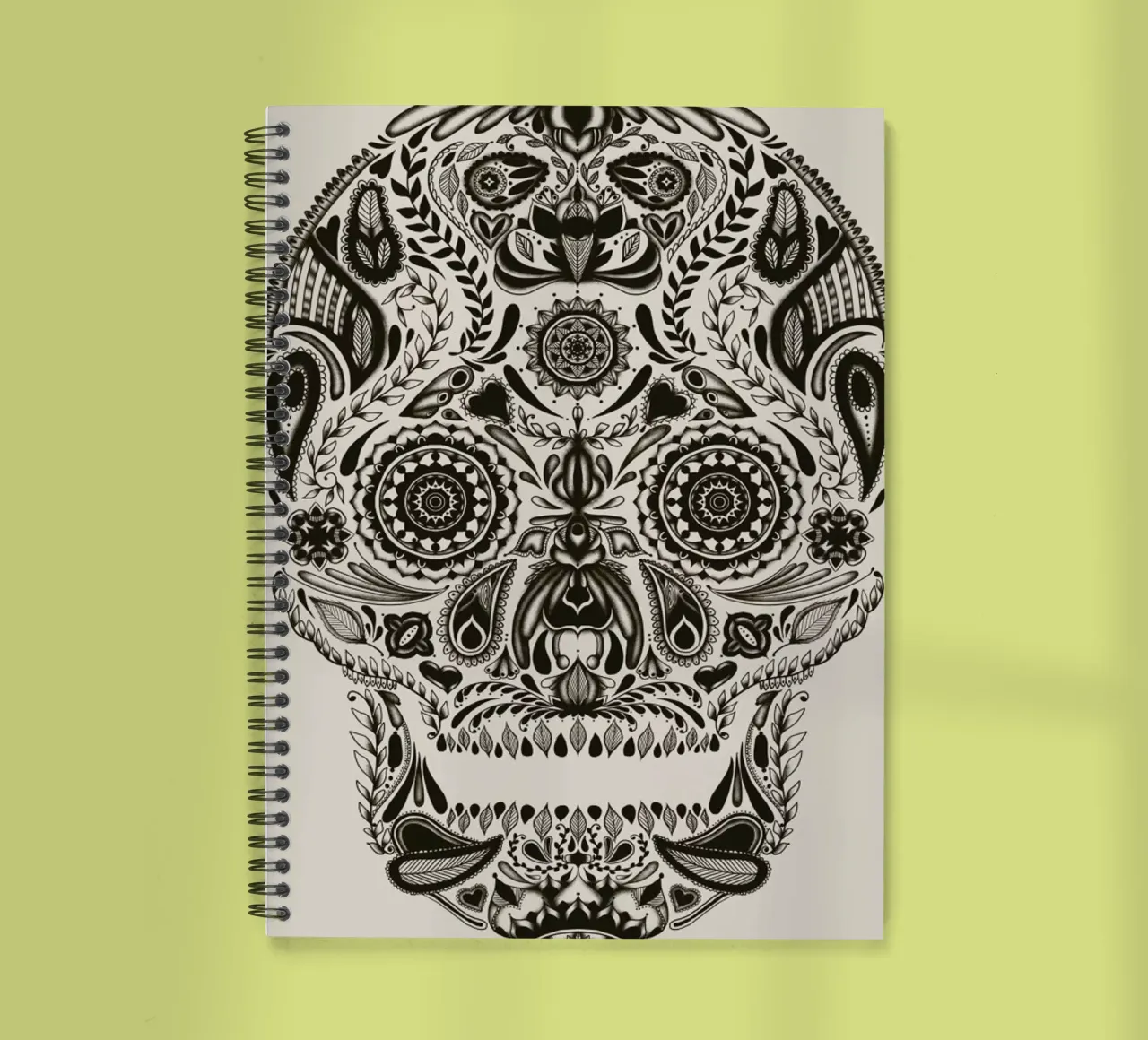 Dia de los muertos spiral notebook by Tobe Fonseca